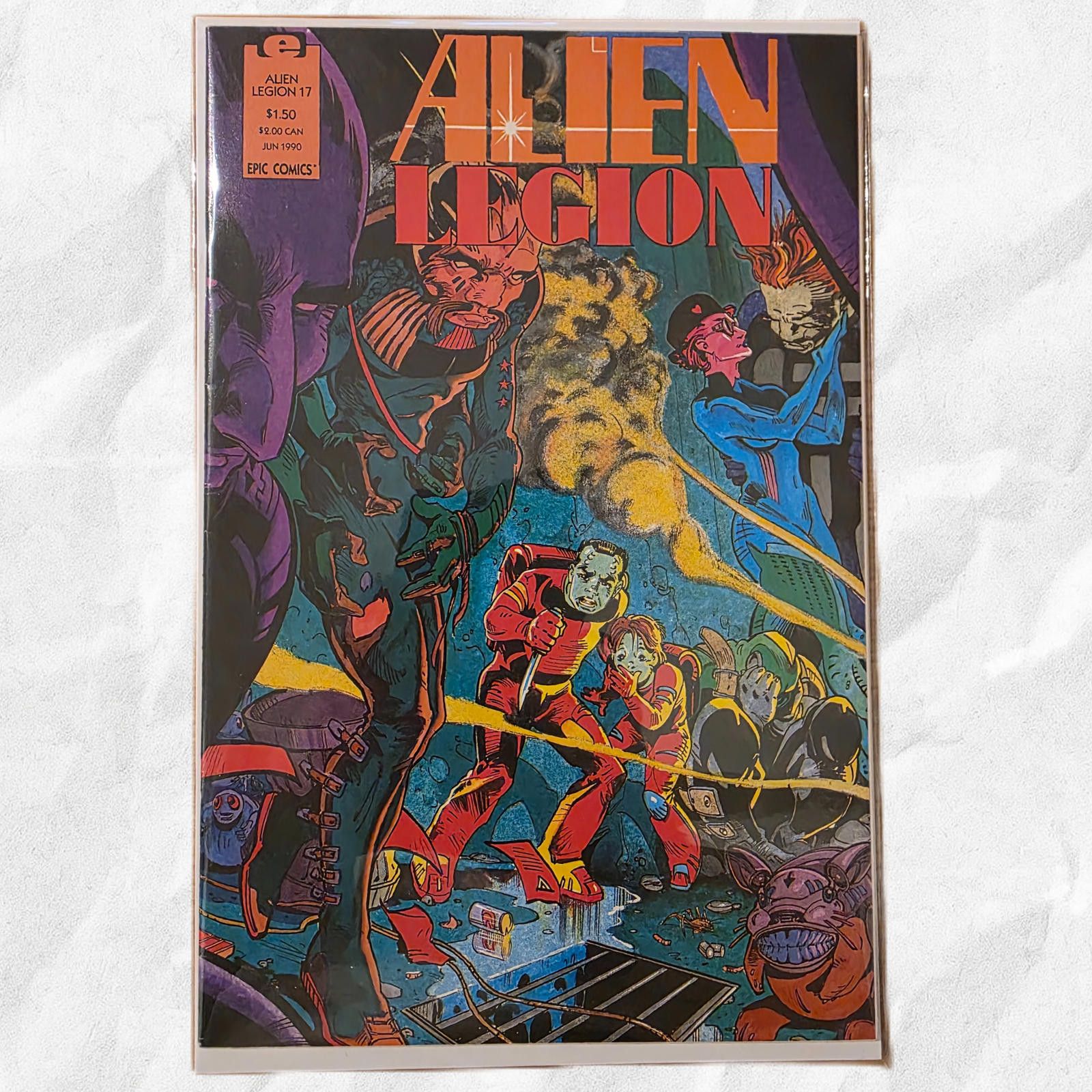 Other Alien Legion #17 NM 1990 Epic Force Nomad Comic (C) Size ONE SIZE - 2 Thumbnail