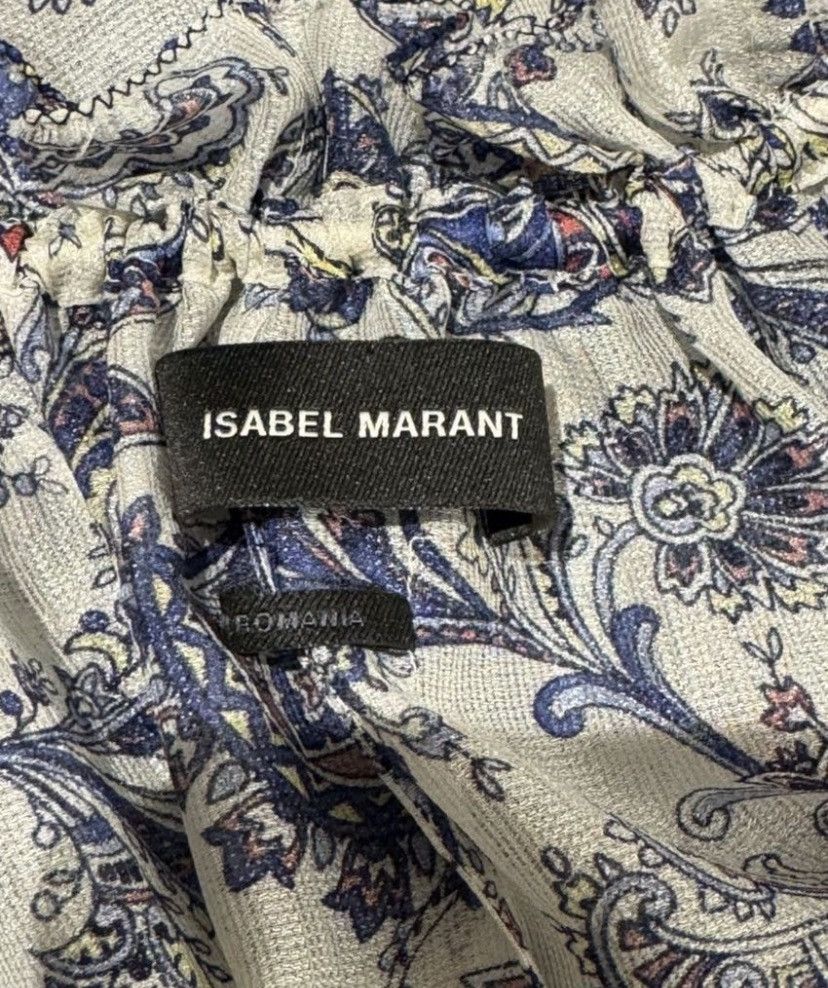 Isabel Marant ISABEL MARANT Norja Paisley Print Midi Dress Size XS / US 0-2 / IT 36-38 - 4 Thumbnail
