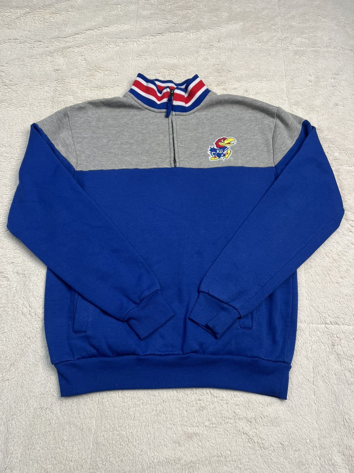 Colosseum Athletics Colosseum NCAA Kansas Jayhawks 1/4 Zip Pullover Sweatshirt Size US S / EU 44-46 / 1 - 1 Thumbnail