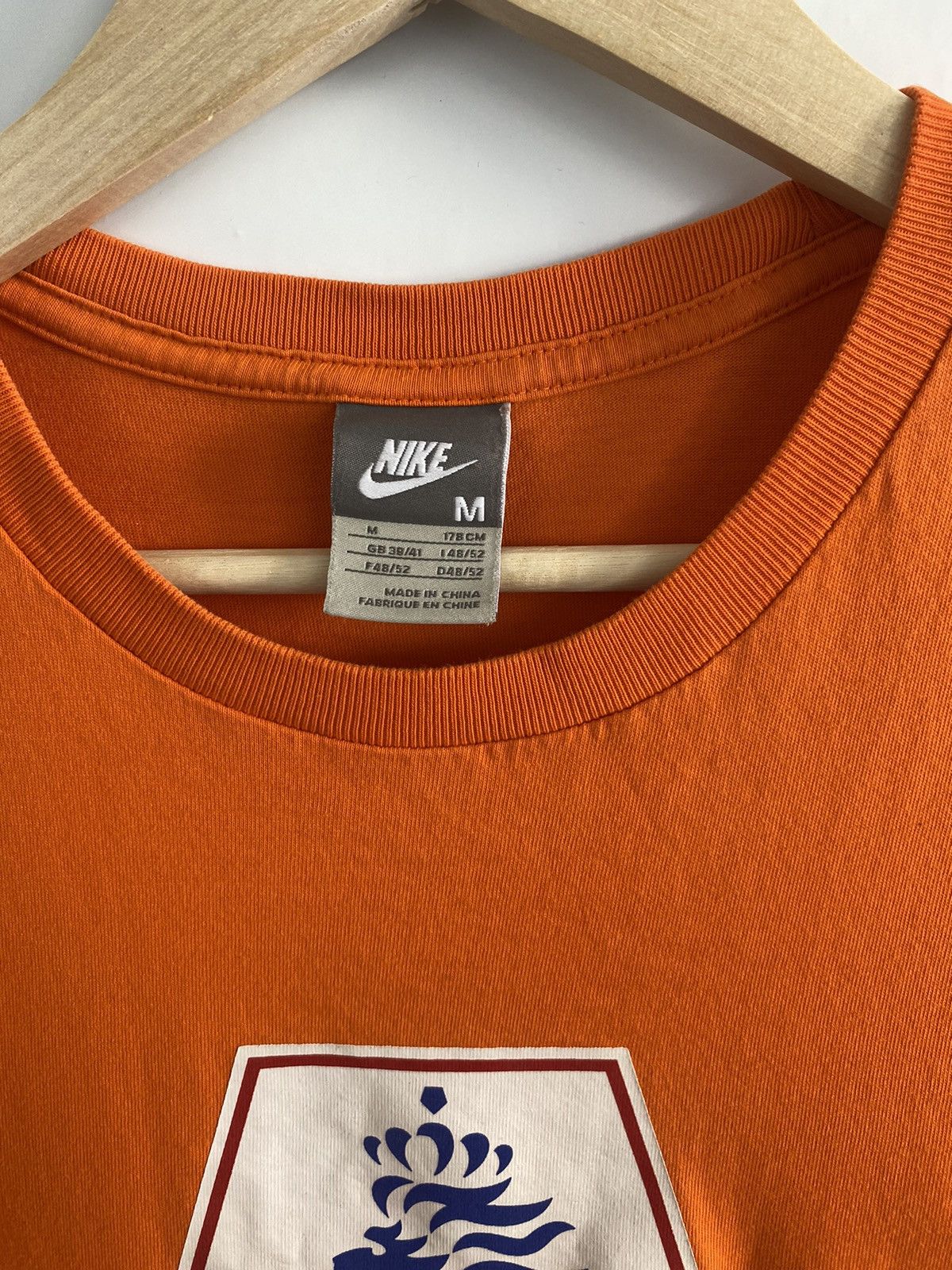 Nike Vintage 90s Nike KNVB Nederland Soccer Jersey t-shirt rare Size US M / EU 48-50 / 2 - 4 Thumbnail