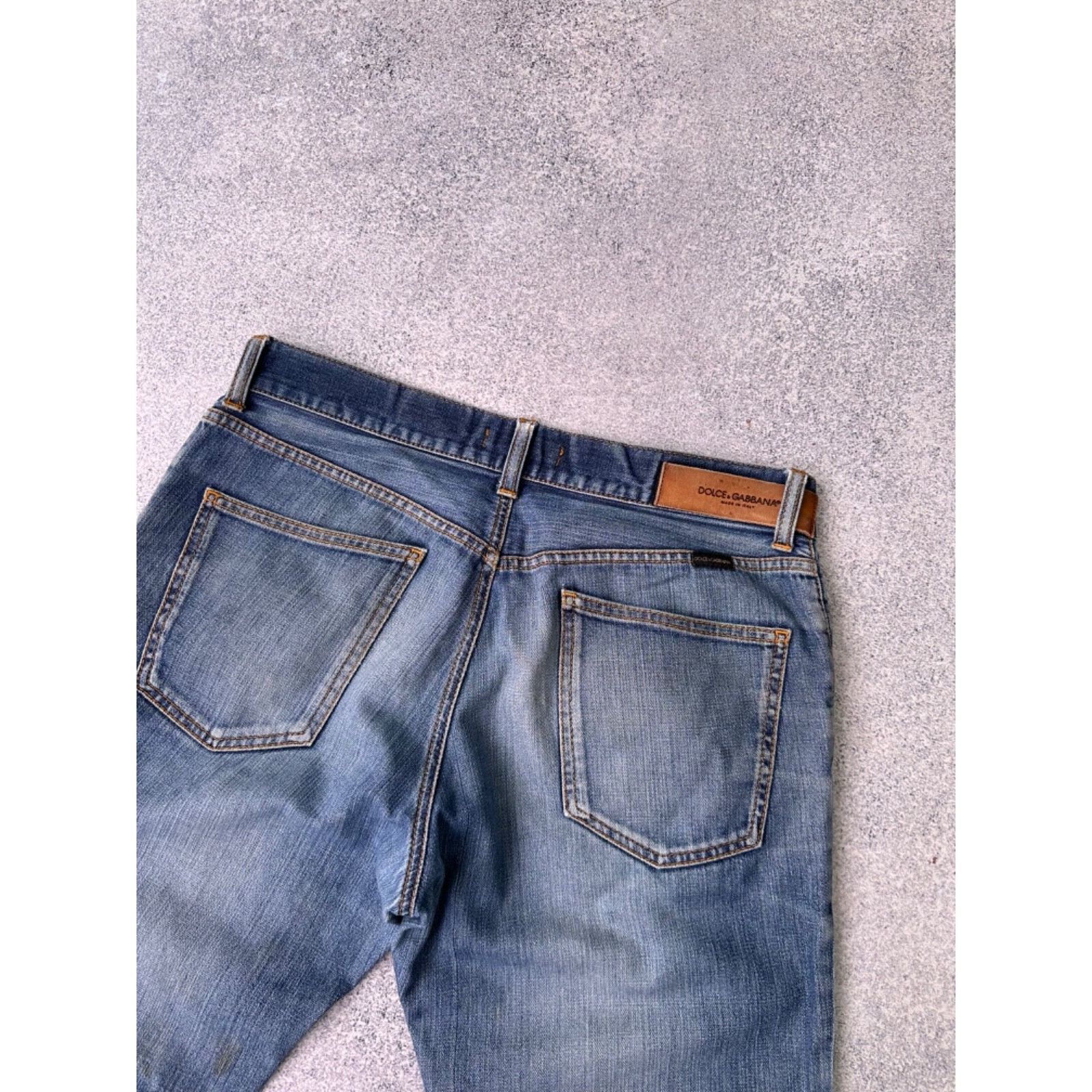 Dolce & Gabbana VTG Dolce&Gabbana Dirty Denim Shorts Size US 30 / EU 46 - 4 Thumbnail