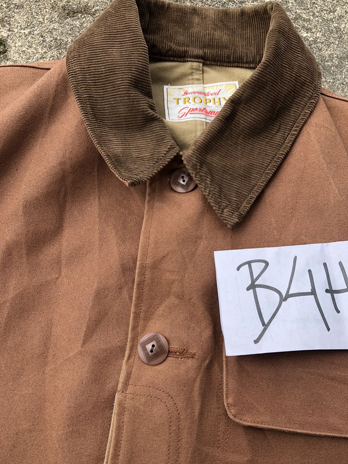 Japanese Brand × Trophy Clothing Oiled Hunting Jacket Size US XL / EU 56 / 4 - 4 Thumbnail