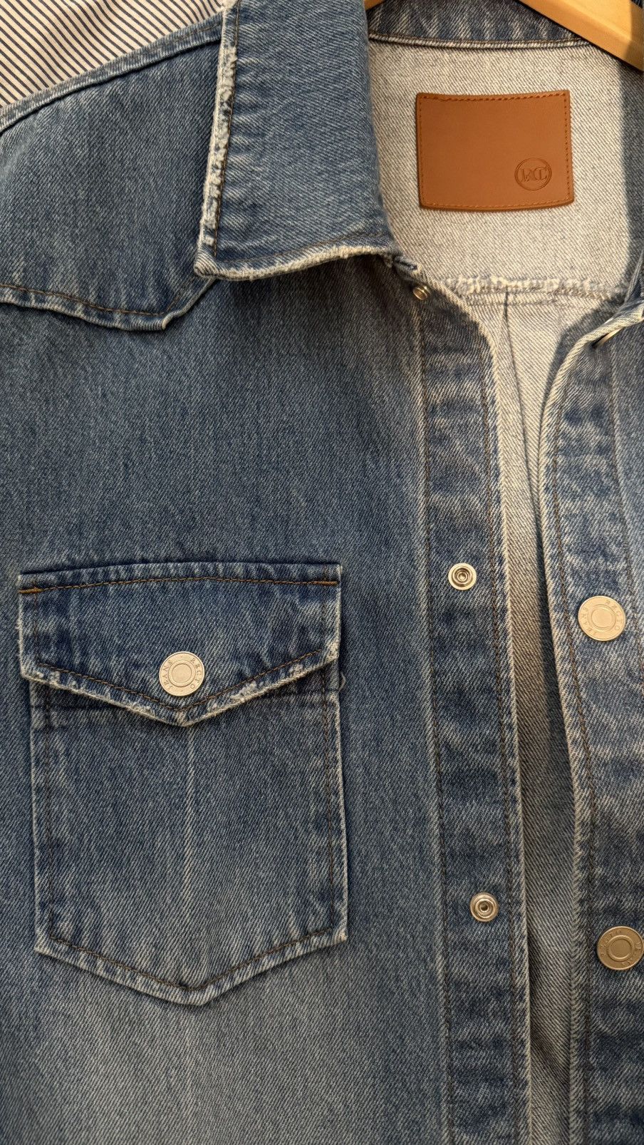 RECTO Recto Denim over shirt Size M Size US M / EU 48-50 / 2 - 4 Thumbnail