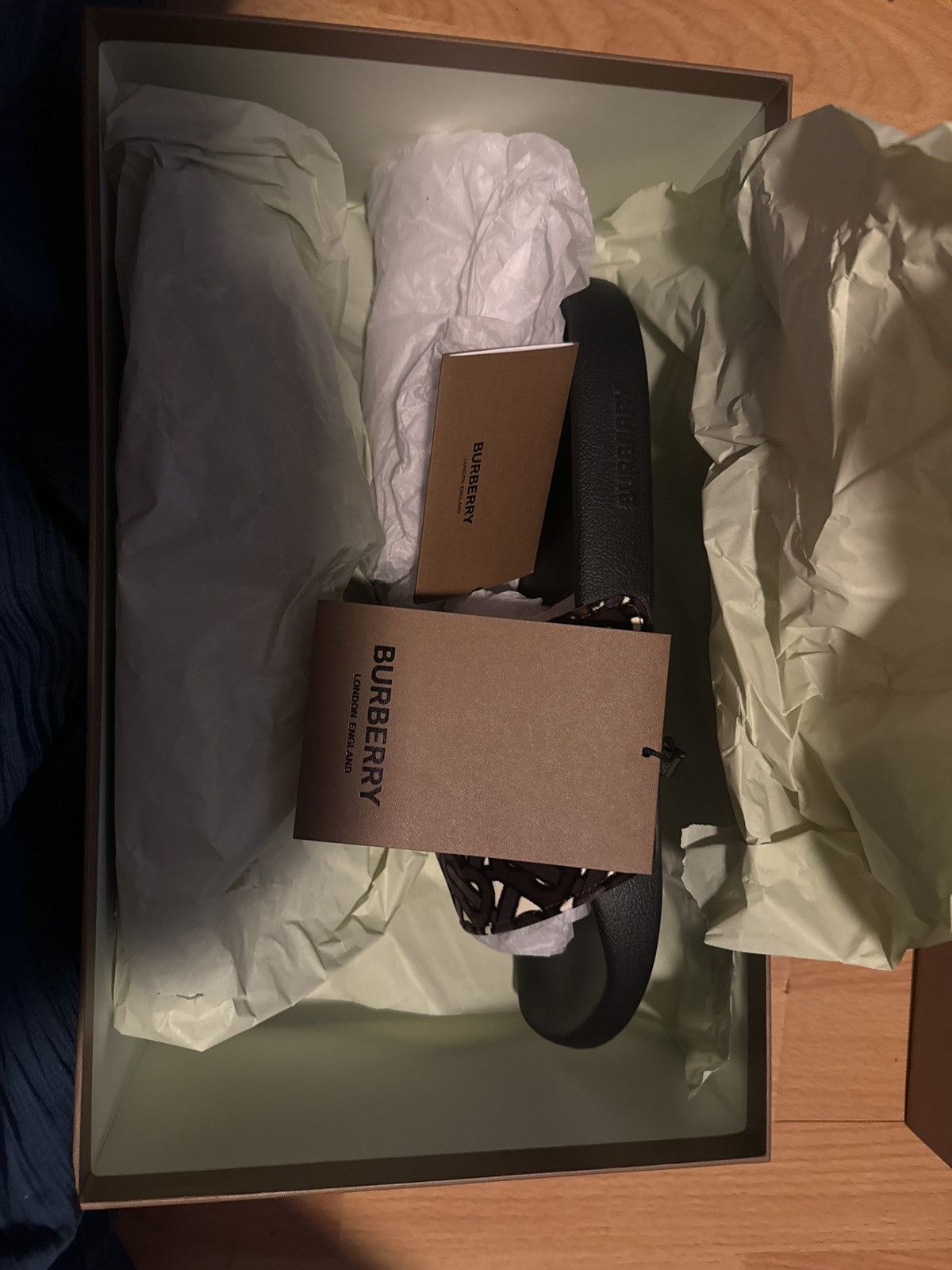 Burberry Burberry Monogram flocked slides Size US 9.5 / EU 42-43 - 9 Thumbnail