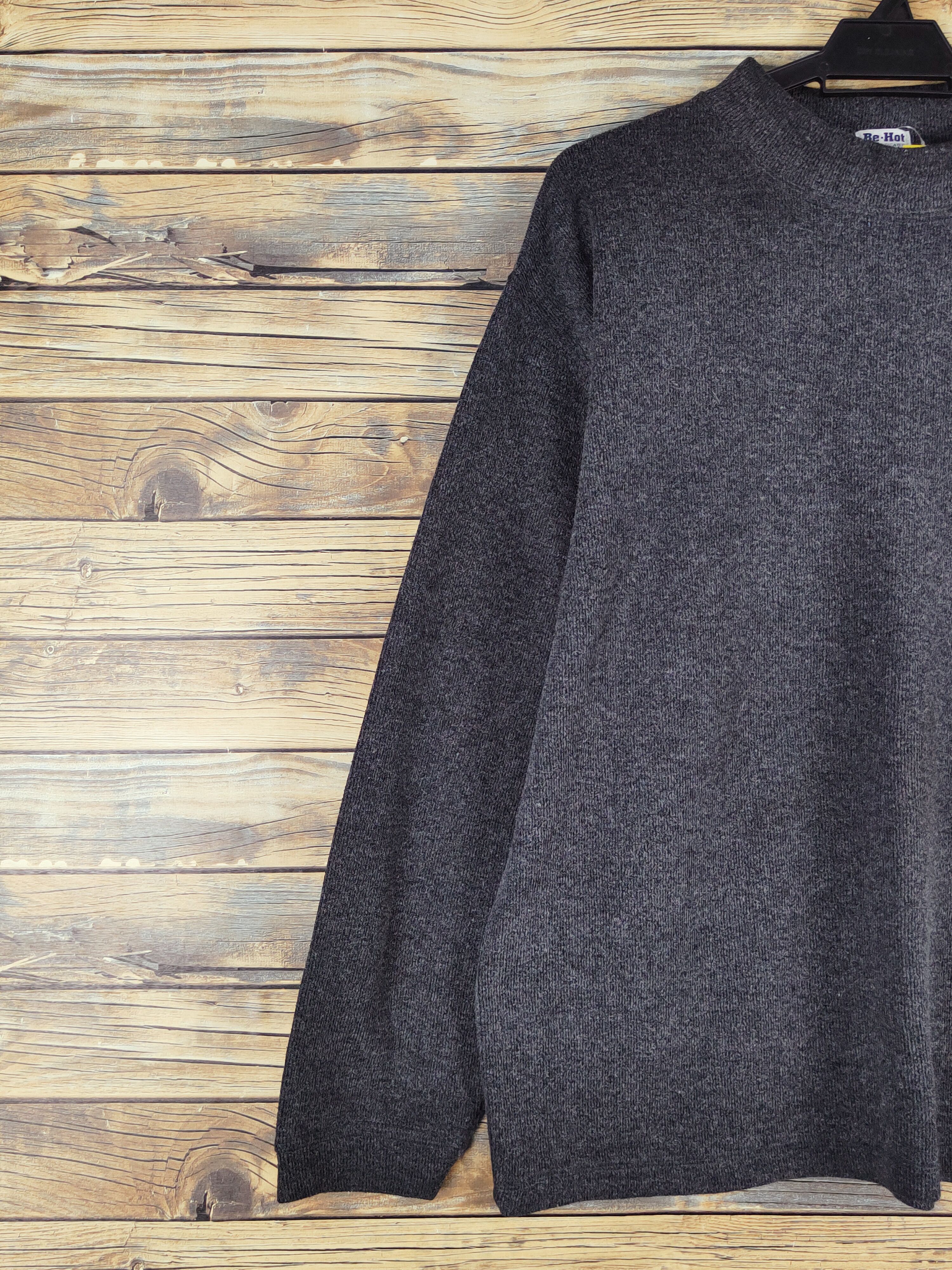 Japanese Brand × Vintage Be Hot Black Sweatshirts #W1148 Size US XL / EU 56 / 4 - 3 Thumbnail