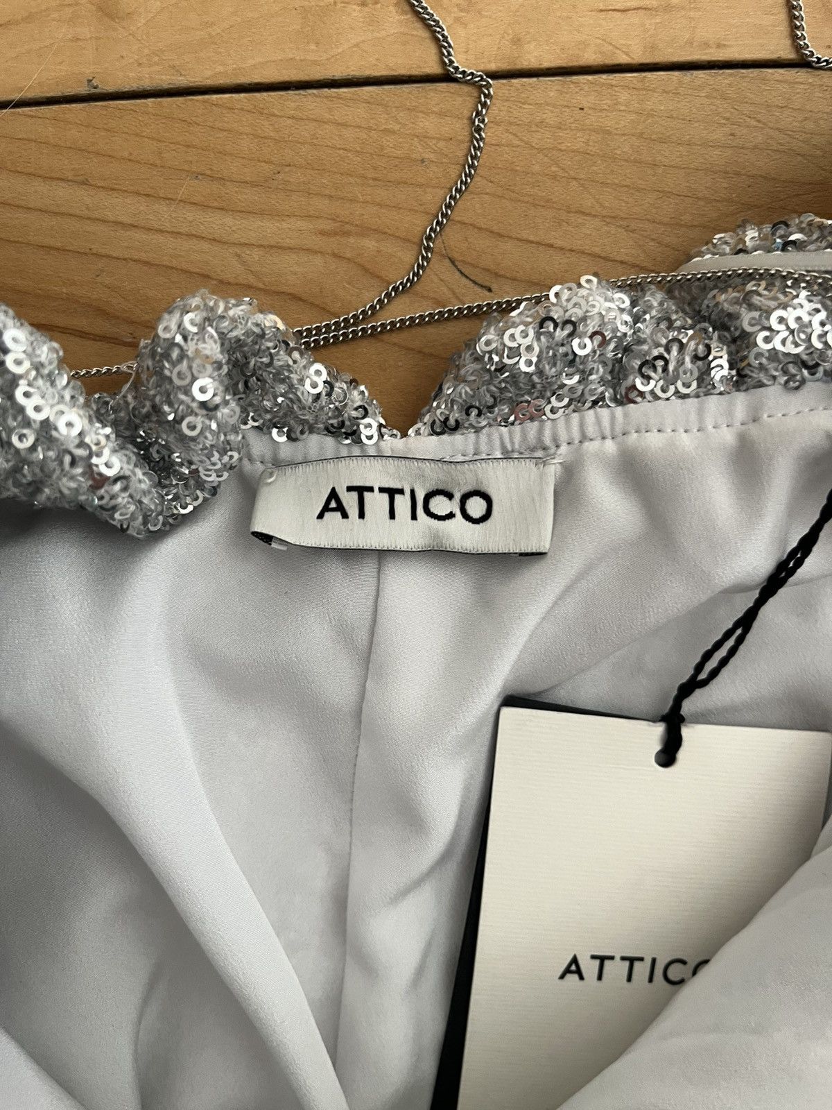 The Attico NWT - The Attico Sequin Ball Wrap Dress Size XS / US 0-2 / IT 36-38 - 7 Thumbnail
