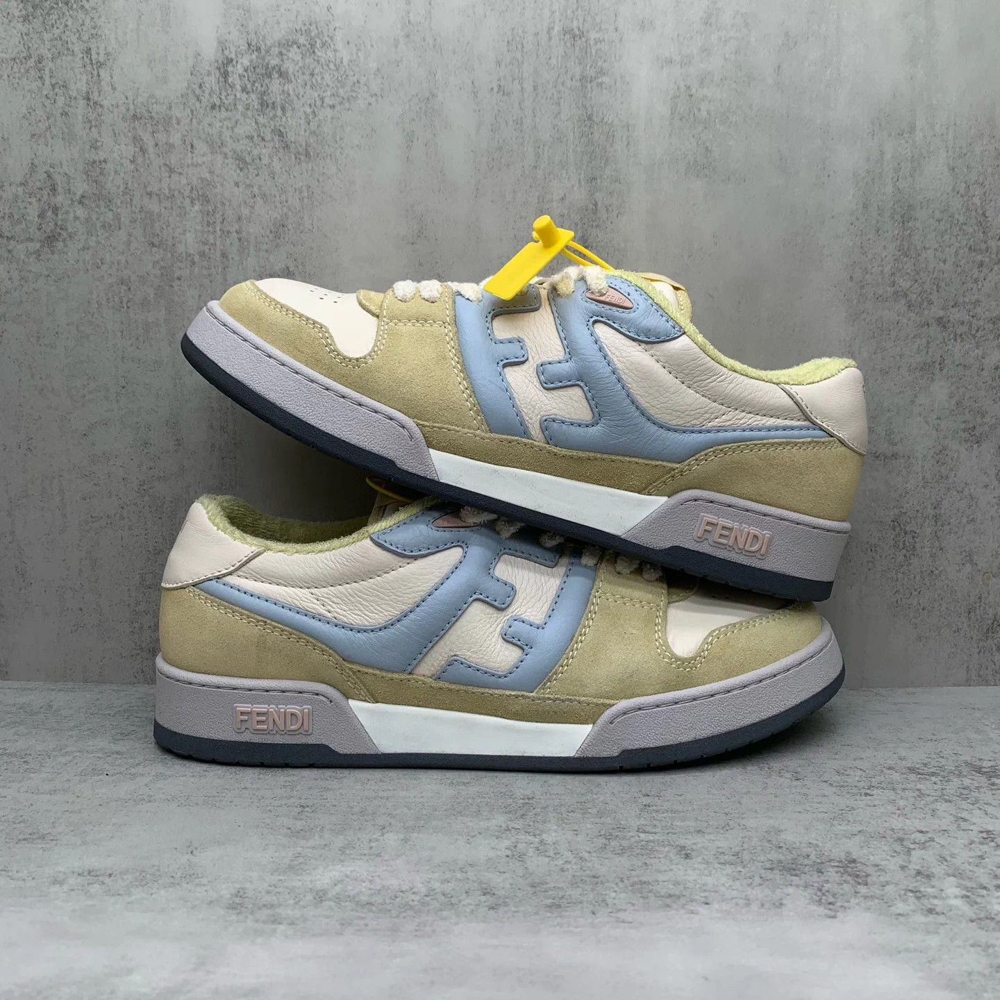 Fendi Fendi Match Yellow Sneakers 42 99 New Size US 9 / EU 42 - 2 Thumbnail