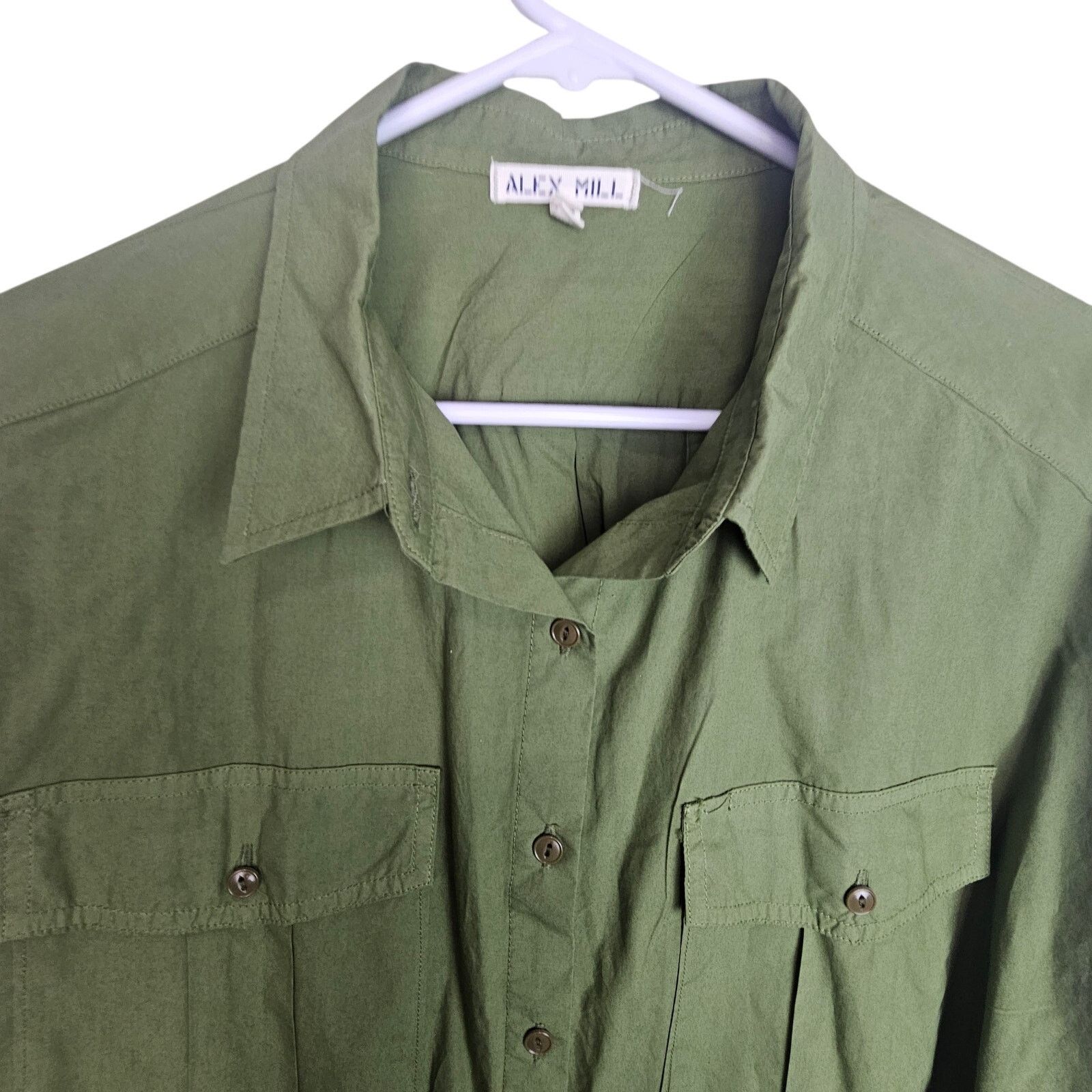 Alex Mill Alex Mill Womens Keeper Button Down Cotton Shirt Oversized Size XL / US 12-14 / IT 48-50 - 2 Thumbnail