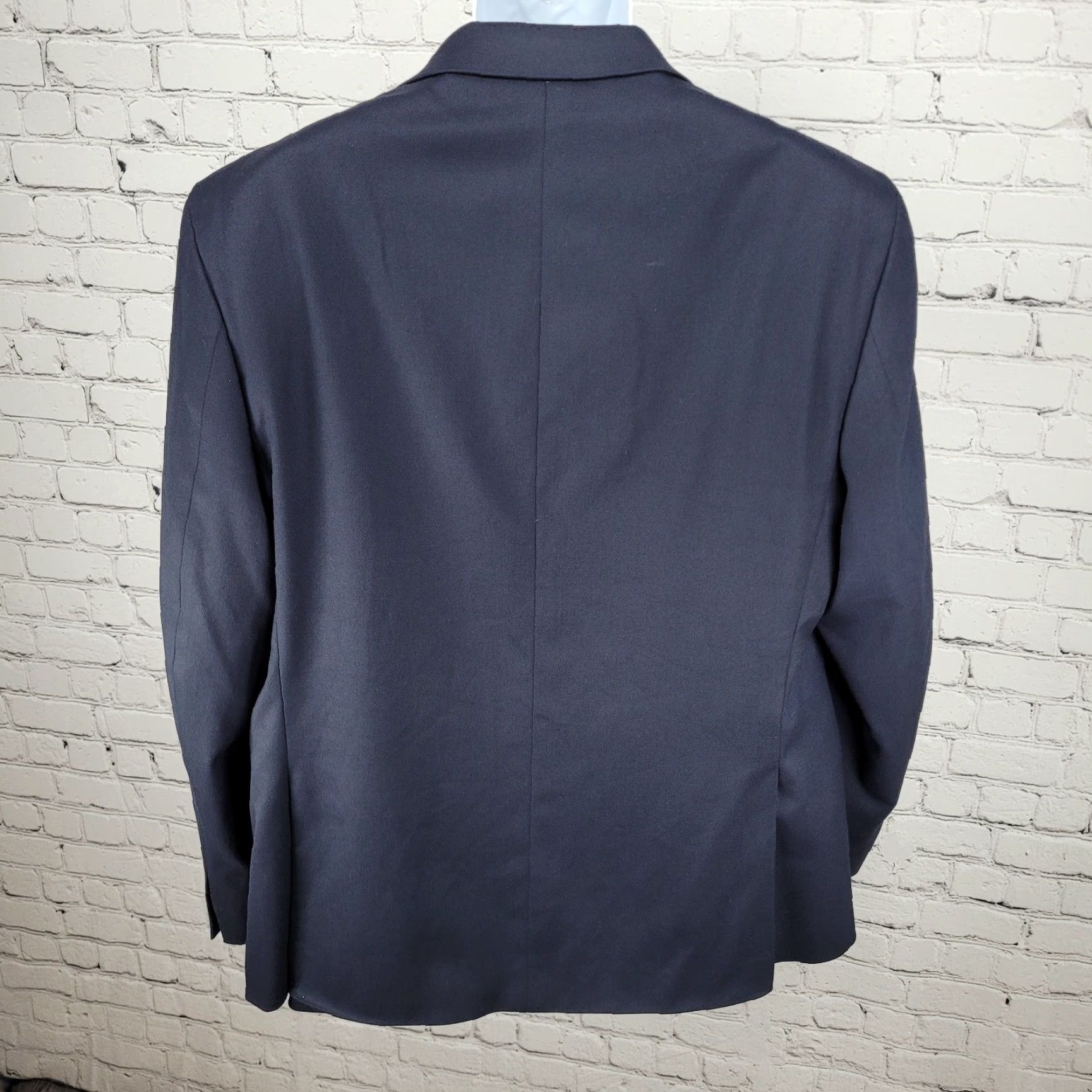 Michael Kors Michael Kors Navy Blue Blazer 2 Button Double Vented Notch Sport Coat Size 46R Size 46R - 2 Thumbnail