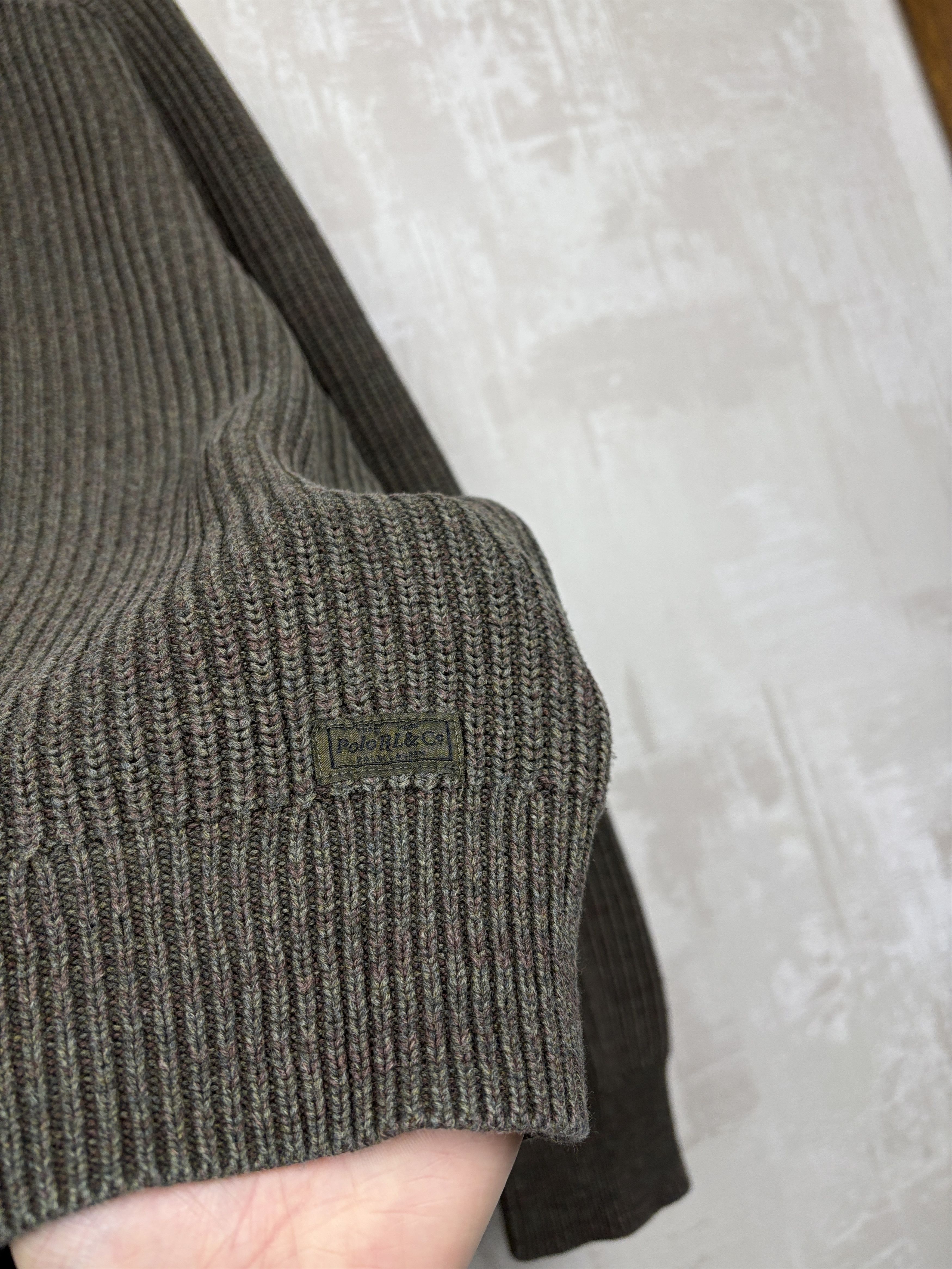 Polo Ralph Lauren Polo Ralph Lauren Crew Neck Fisherman Sweater Olive Size US M / EU 48-50 / 2 - 8 Thumbnail