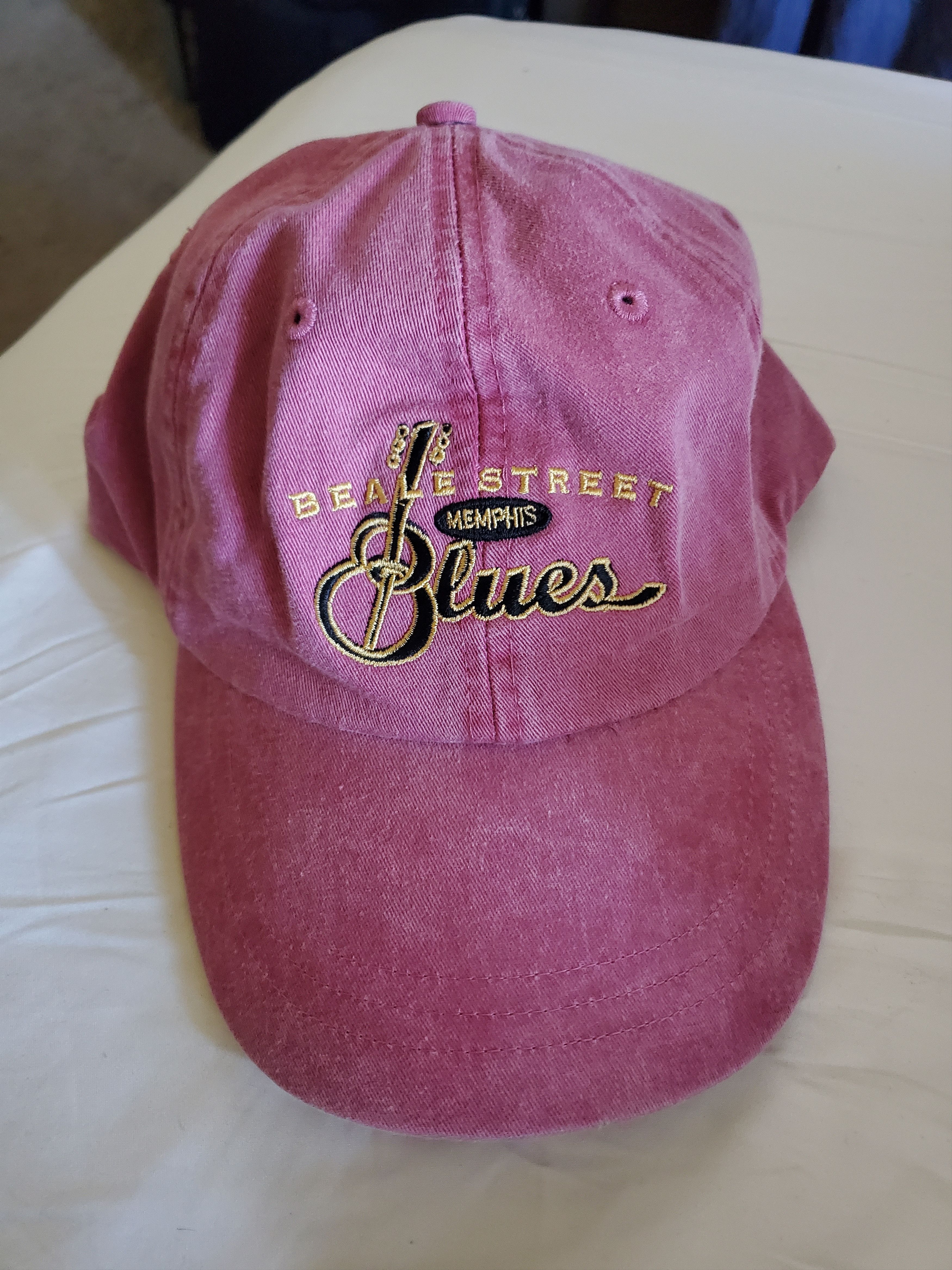 Adams Reddish Pink Memphis Beale Street Hat w/ Adjustable Strap Size ONE SIZE - 1 Thumbnail