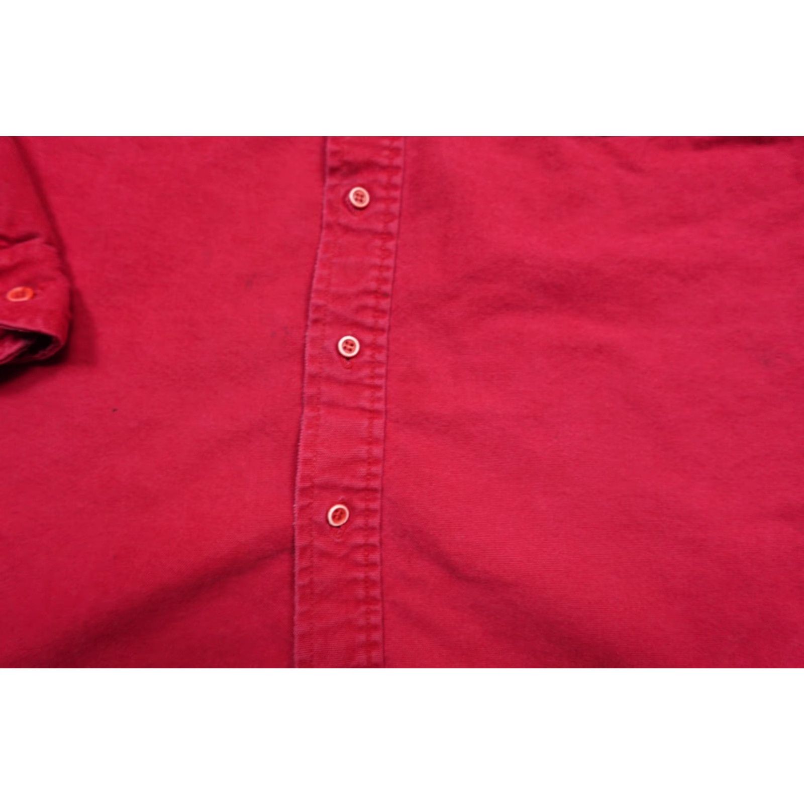 Vintage VINTAGE OshKosh B'Gosh Shirt Mens XL Red Canvas Heavyweight Outdoor Work Lumber Size US XL / EU 56 / 4 - 6 Thumbnail