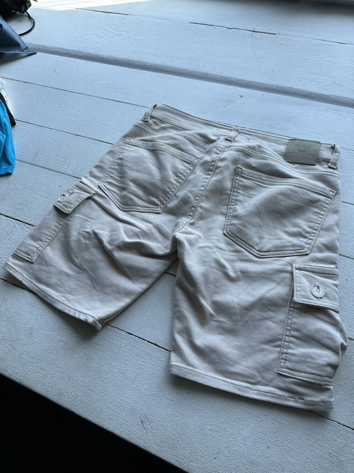 Armani × Armani Exchange × Vintage 🚨Mens Armani Jeans Cargo Shorts luxury y2k rare Size US 32 / EU 48 - 8 Thumbnail