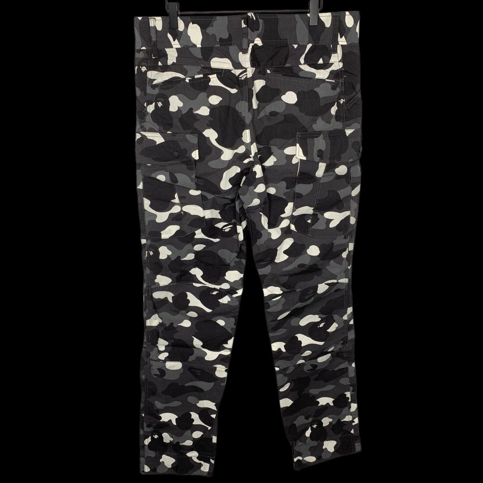 Bape [DS!] GLOW IN THE DARK City Camo Military Cargo Pants Size US 33 - 2 Thumbnail