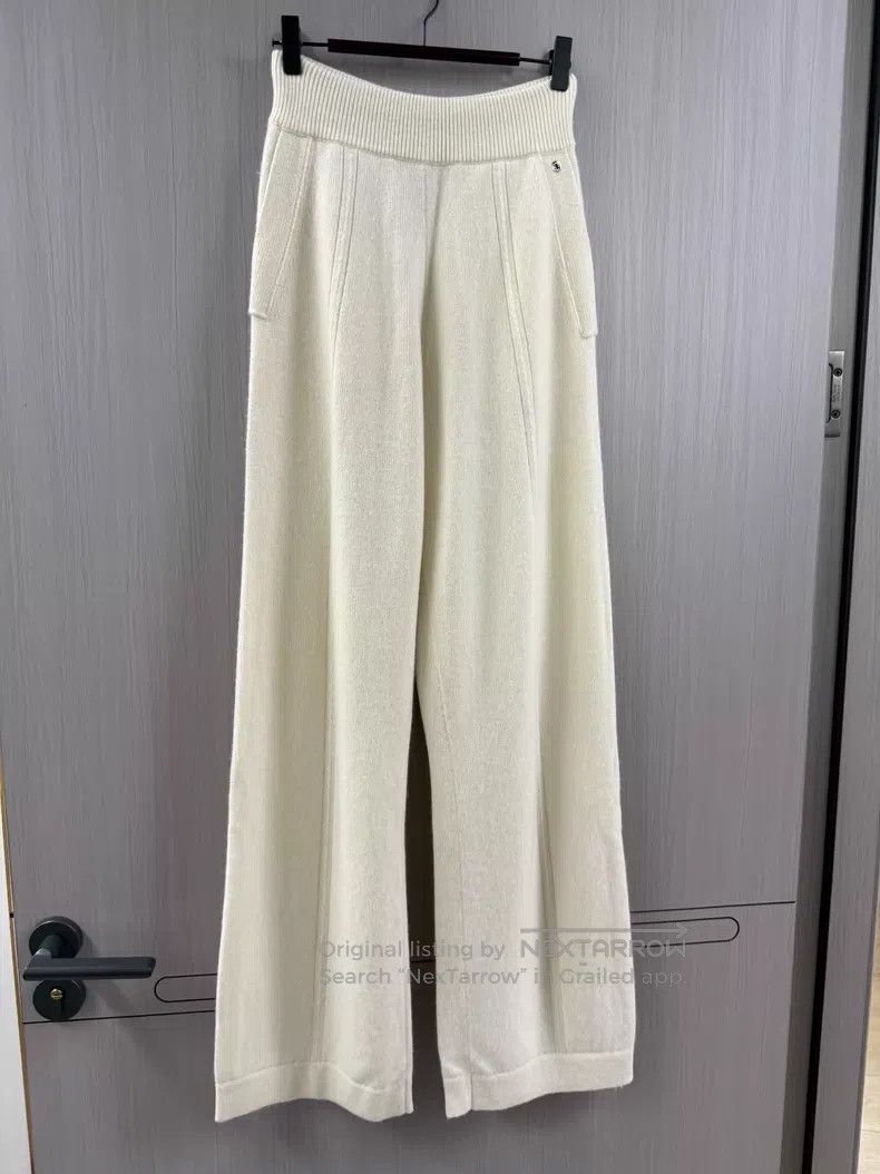 Hermes Hermes Solid Color Cashmere Casual Trousers - Cashmere Size 24" / US 00 / IT 34 - 1 Thumbnail
