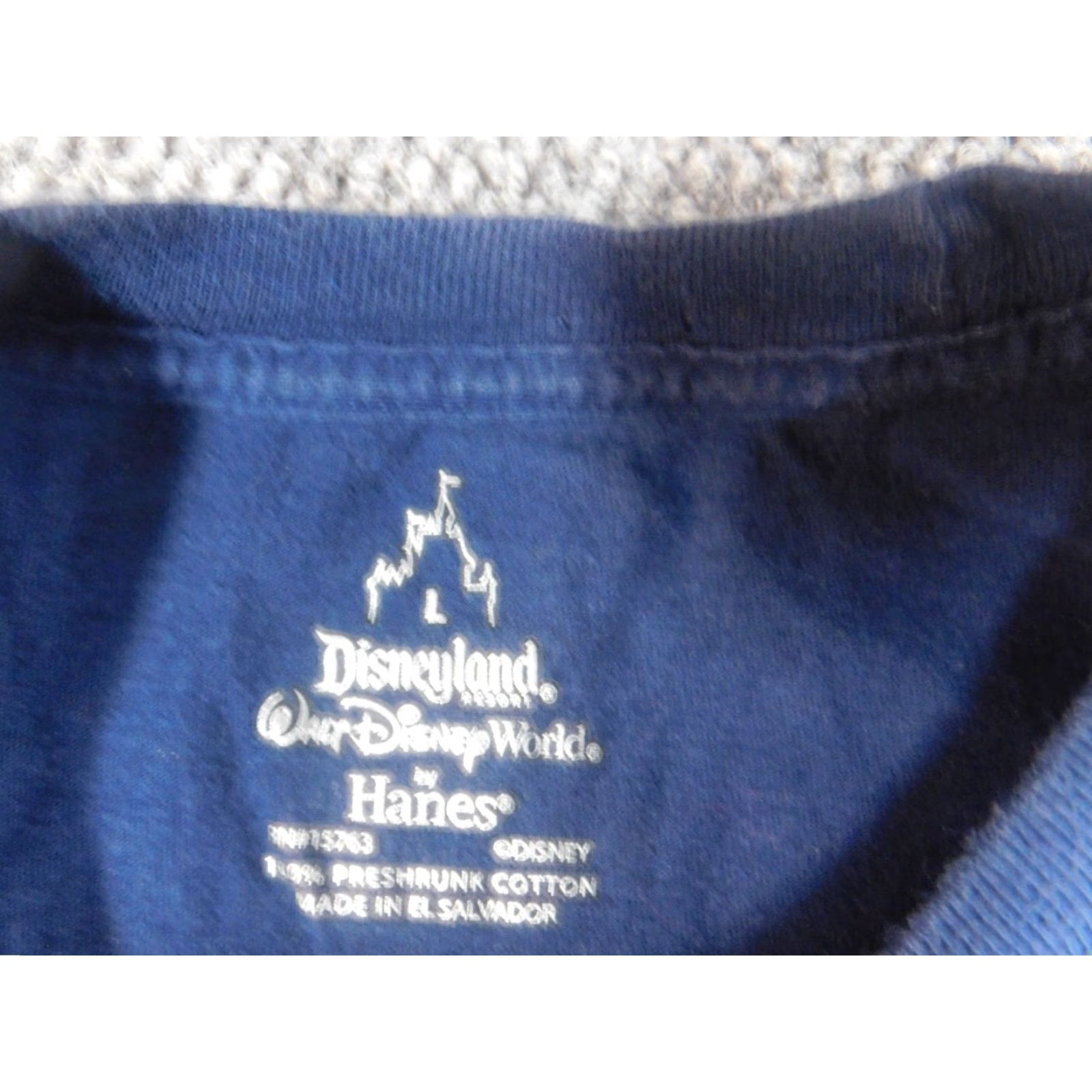 Disney Disneyland Mens Shirt Large blue Disney graphic Size US L / EU 52-54 / 3 - 7 Thumbnail