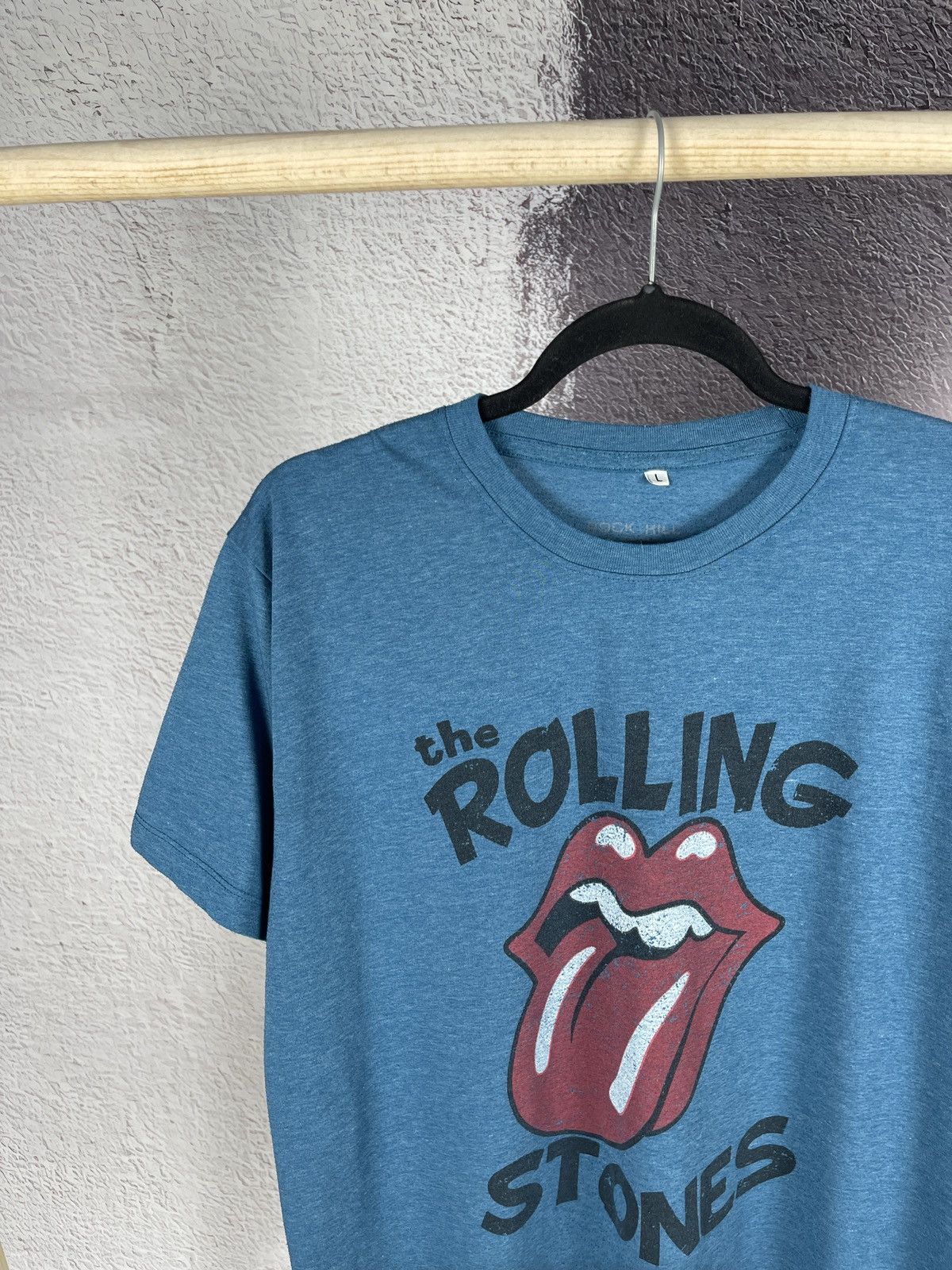 Band Tees The Rolling Stones blue vintage tee shirt Size US L / EU 52-54 / 3 - 3 Thumbnail