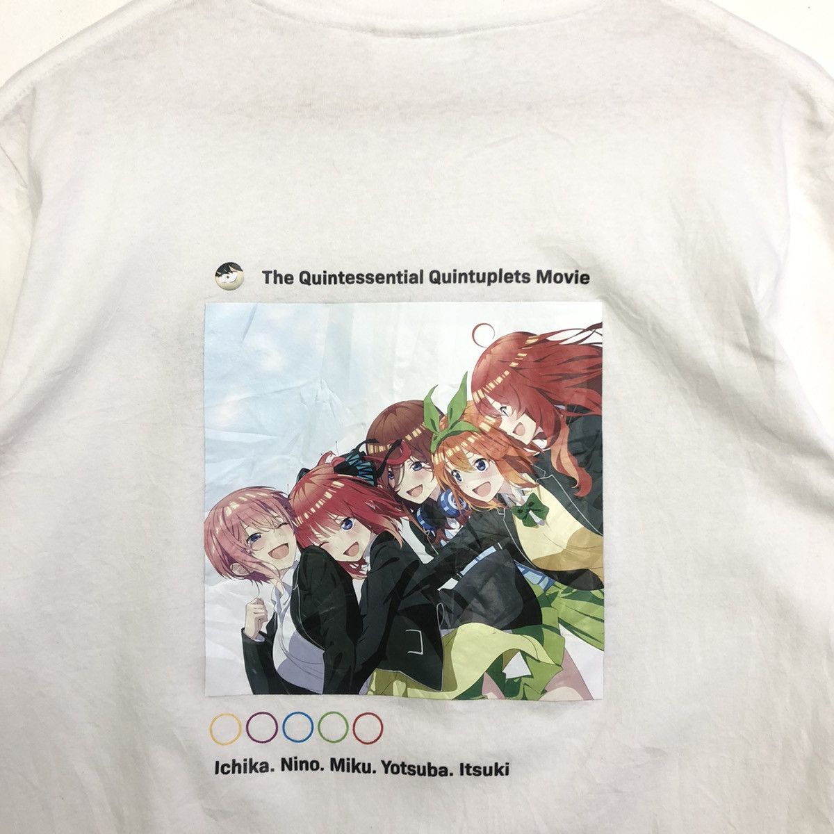 Anime GOTOUBUN NO HANAYOME ANIME MOVIE BACKPRINT TSHIRT Size US L / EU 52-54 / 3 - 3 Thumbnail