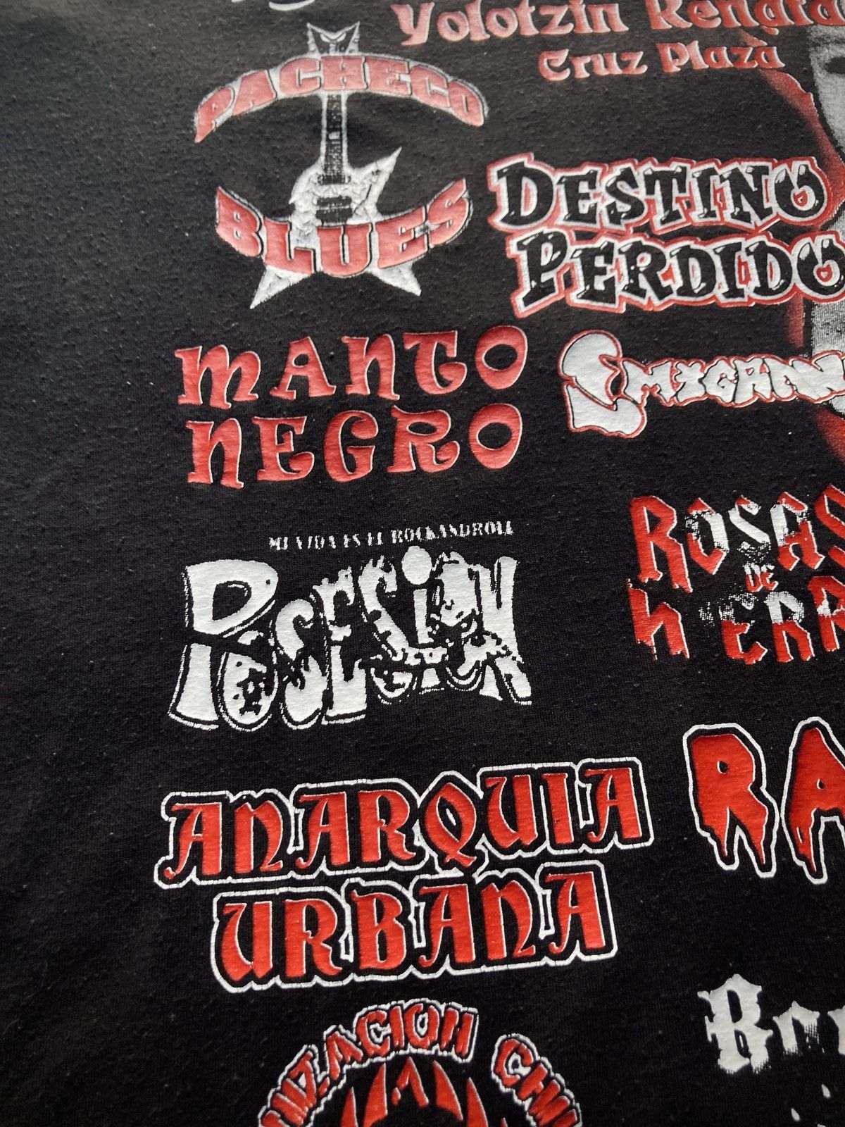 Band Tees × Vintage Vintage 90s Mexican Rock Bands Primer Bautizo AOP Size US L / EU 52-54 / 3 - 3 Thumbnail