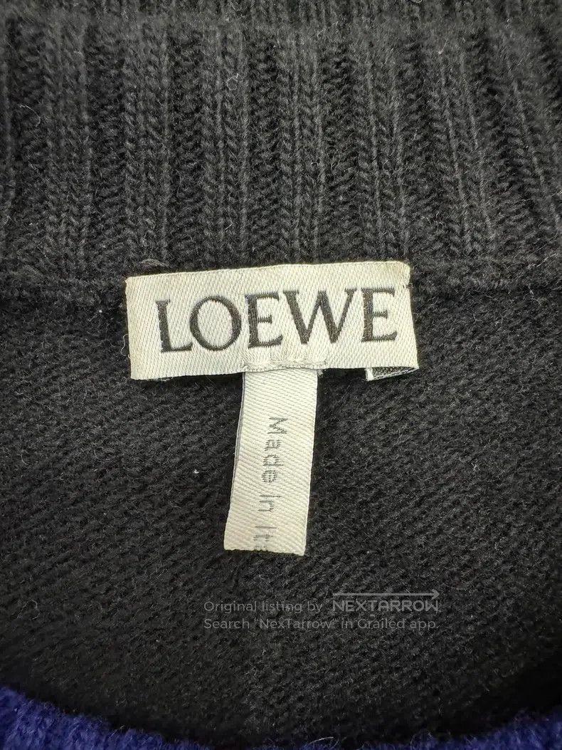 Loewe Loewe Black leather logo large gray checkered patchwork sh Size US M / EU 48-50 / 2 - 4 Thumbnail
