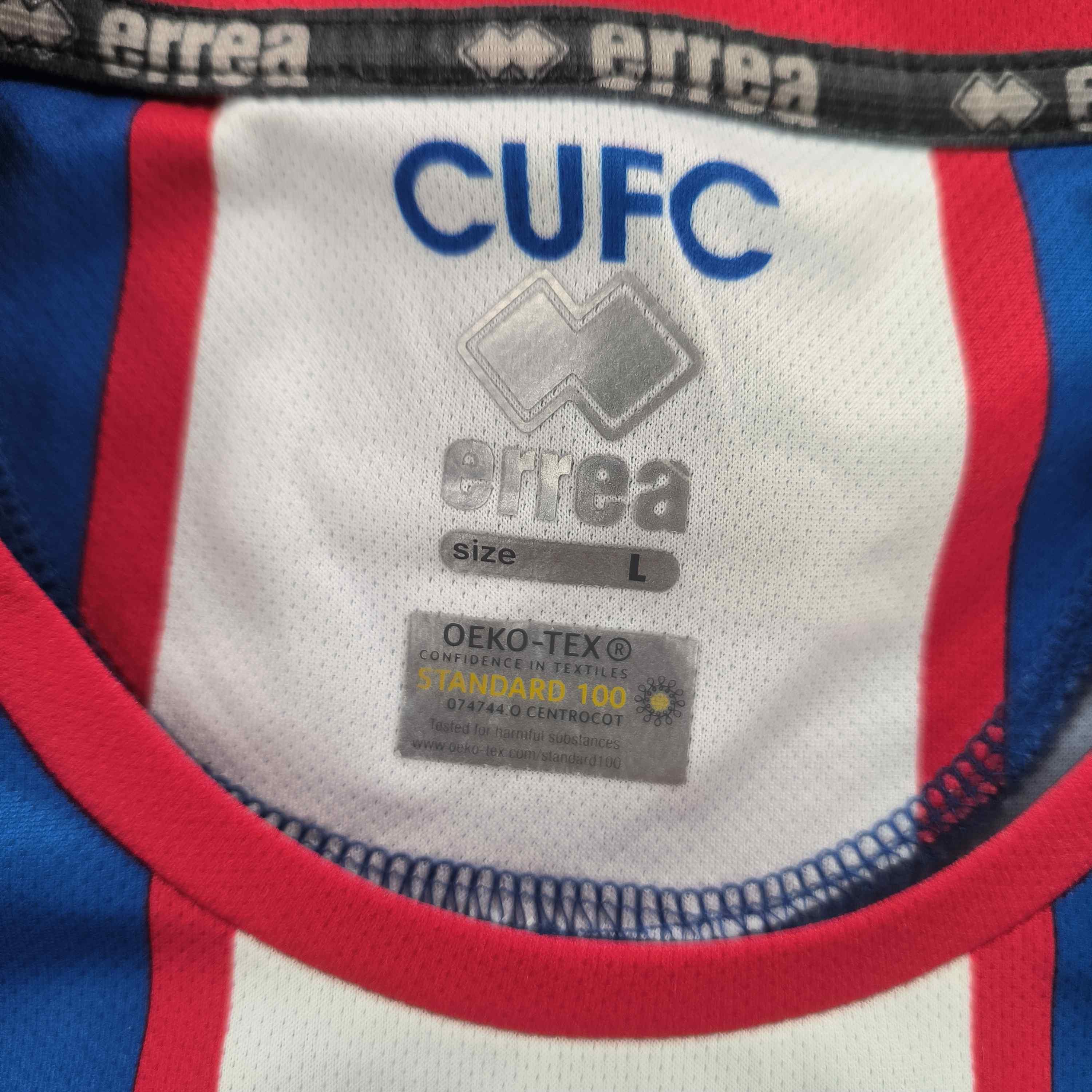 Errea Carlisle United 2021-22 Errea home football jersey size L Size US L / EU 52-54 / 3 - 5 Thumbnail