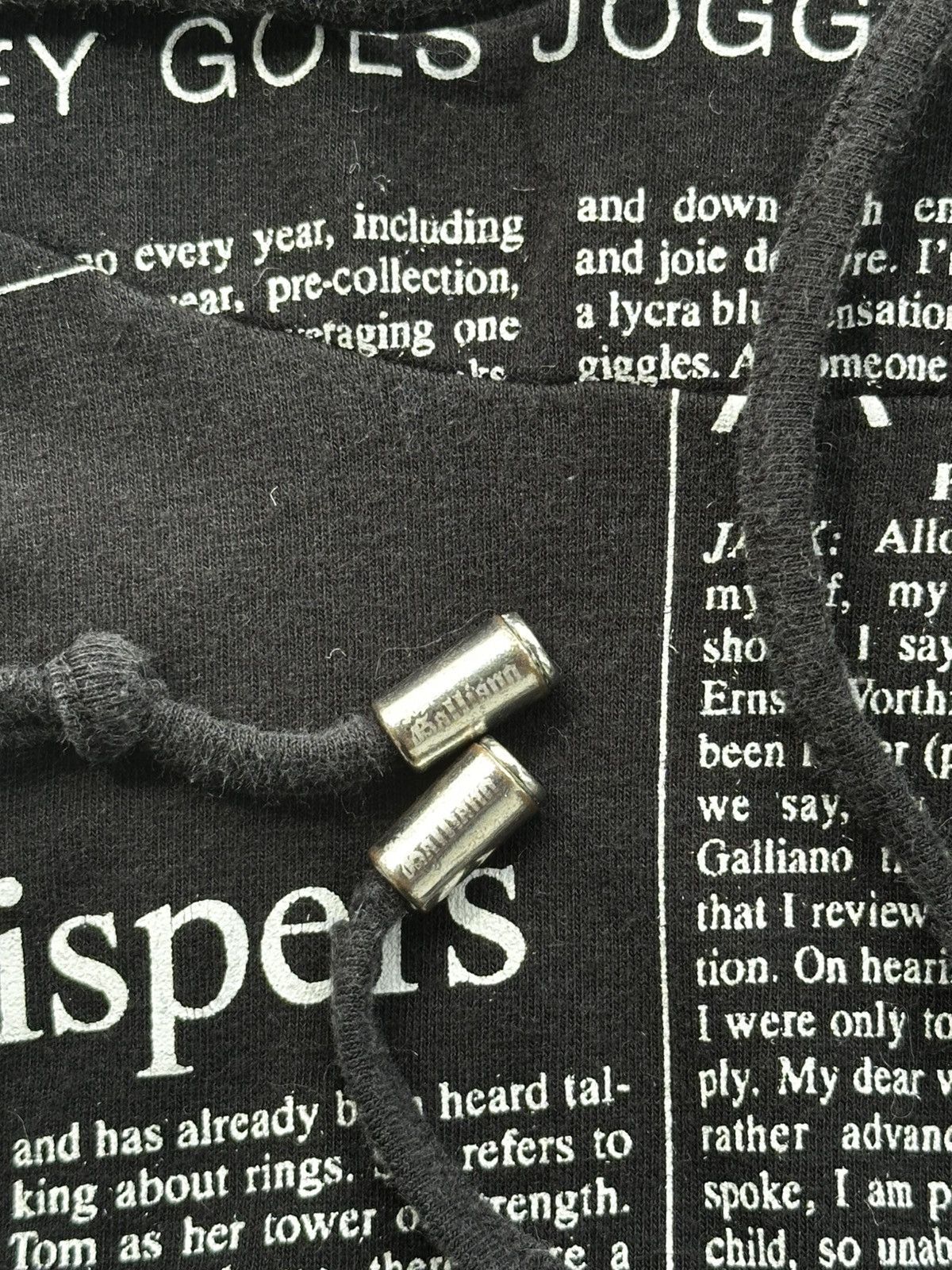 John Galliano John Galliano Gazette Newspaper Hoodie Size US S / EU 44-46 / 1 - 9 Thumbnail
