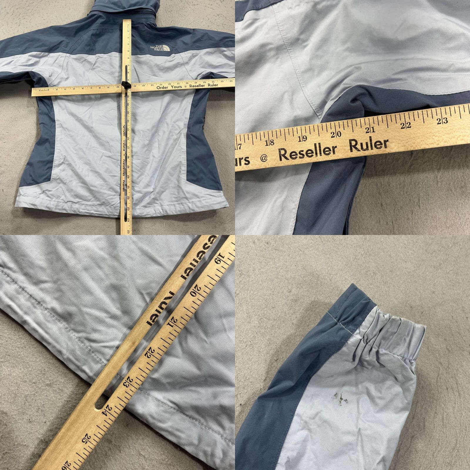 The North Face The North Face Jacket Womens Small Gray HyVent Hooded Waterproof Ski Rain Size S / US 4 / IT 40 - 8 Thumbnail
