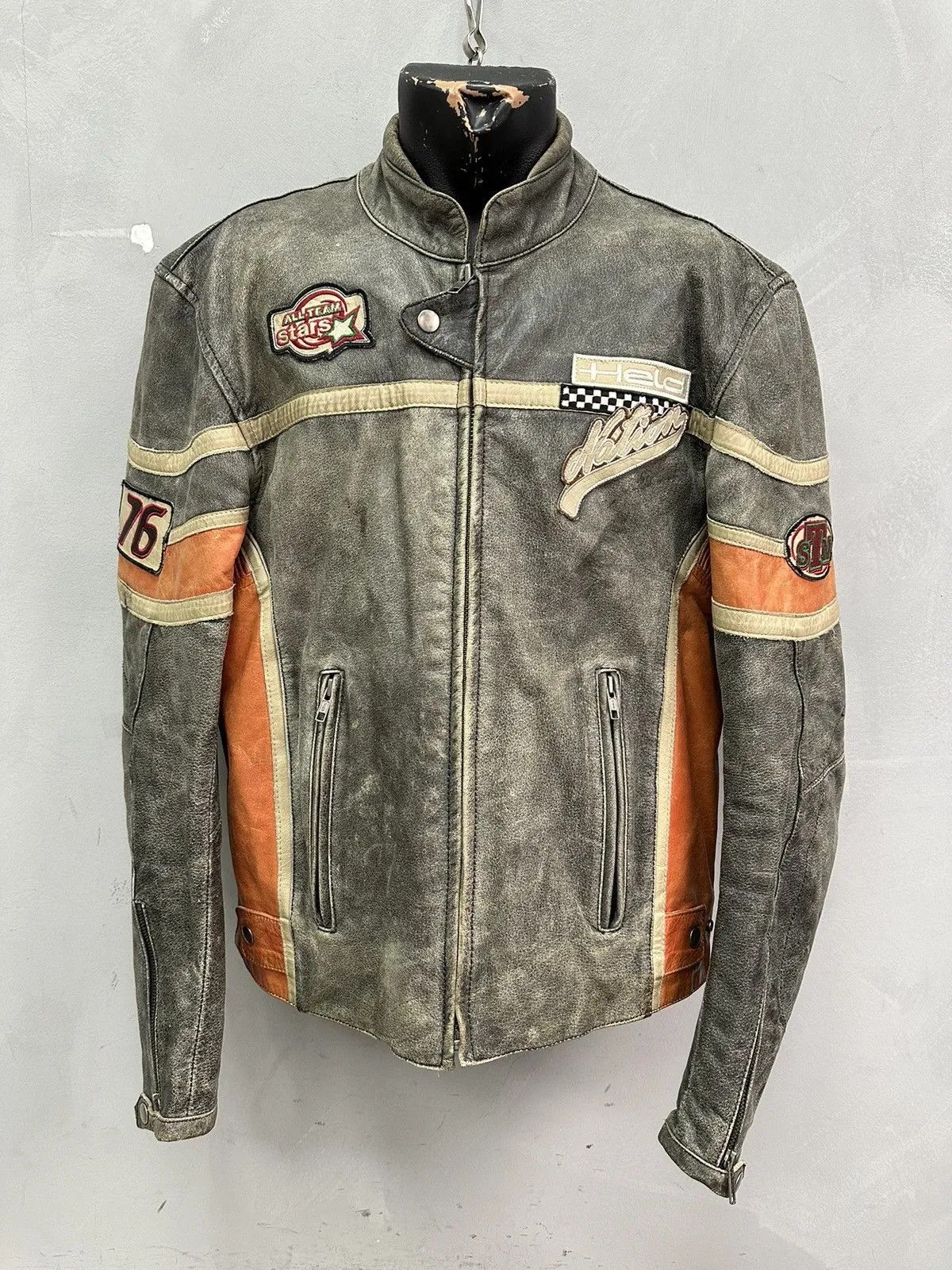 Schott Vintage Harley Davidson Leather Jacket Moto Y2k Racing Rare Size US M / EU 48-50 / 2 - 1 Thumbnail