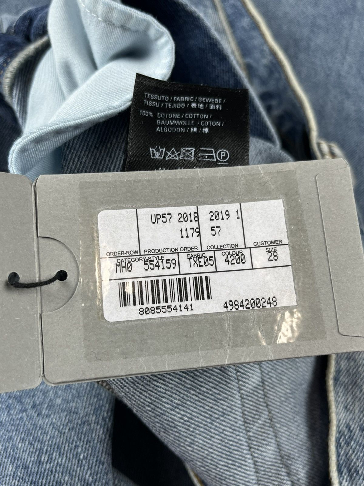 Balenciaga SS19 Balenciaga Vintage Blue Flared Bootcut Denim Jeans Size US 29 - 11 Thumbnail