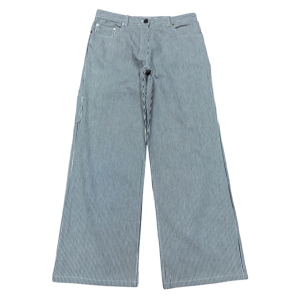 Celine Celine Denim Hickory Carpenter Pants Size 31" - 2 Thumbnail