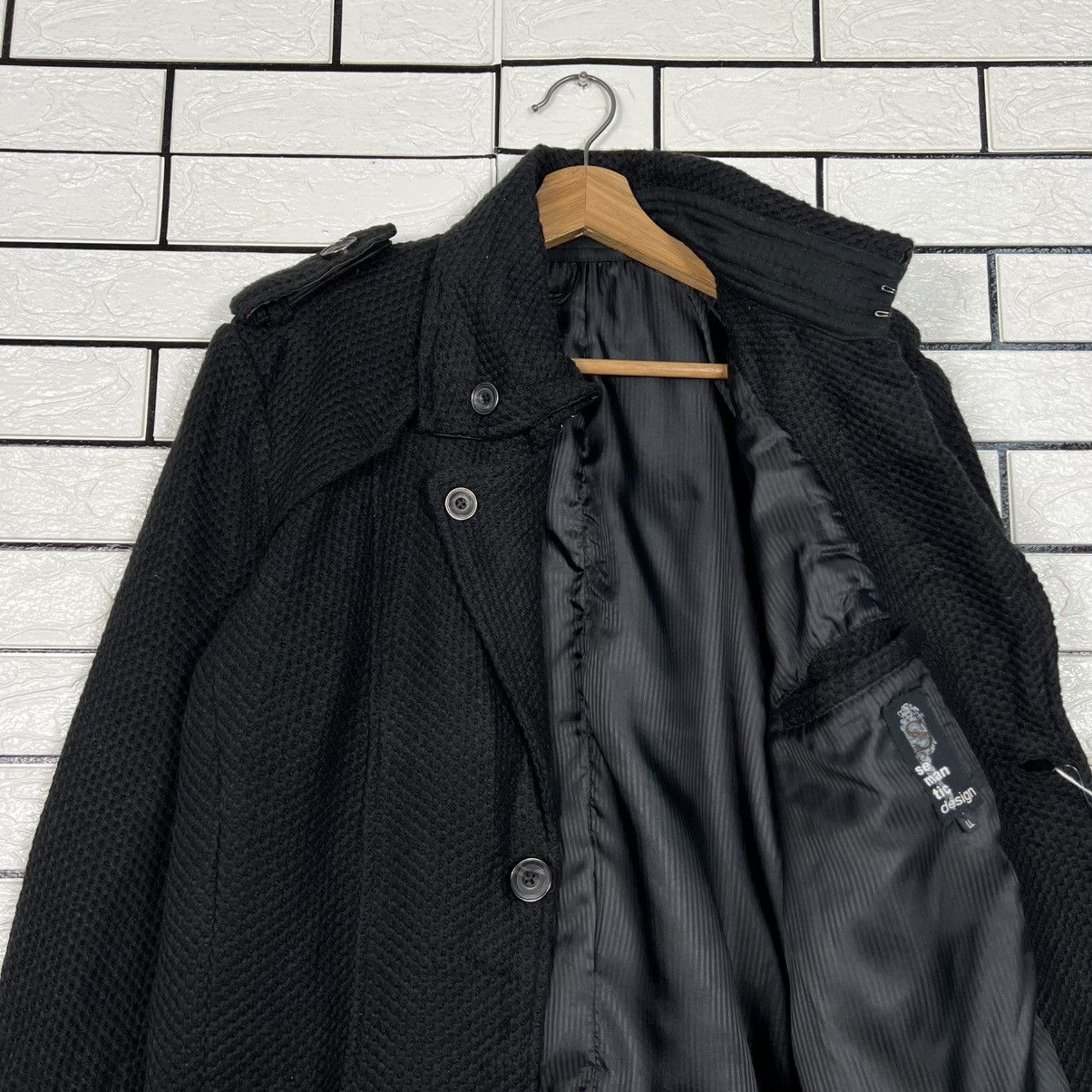 semanticdesign SEMANTICDESIGN Avant Garde Belted Coat Jacket #4144-C189 Size US L / EU 52-54 / 3 - 9 Thumbnail