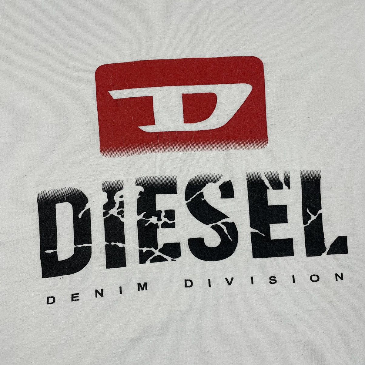 Diesel × Vintage RARE Diesel Vintage 90s Big Logo T Shirt Size US XL / EU 56 / 4 - 6 Thumbnail