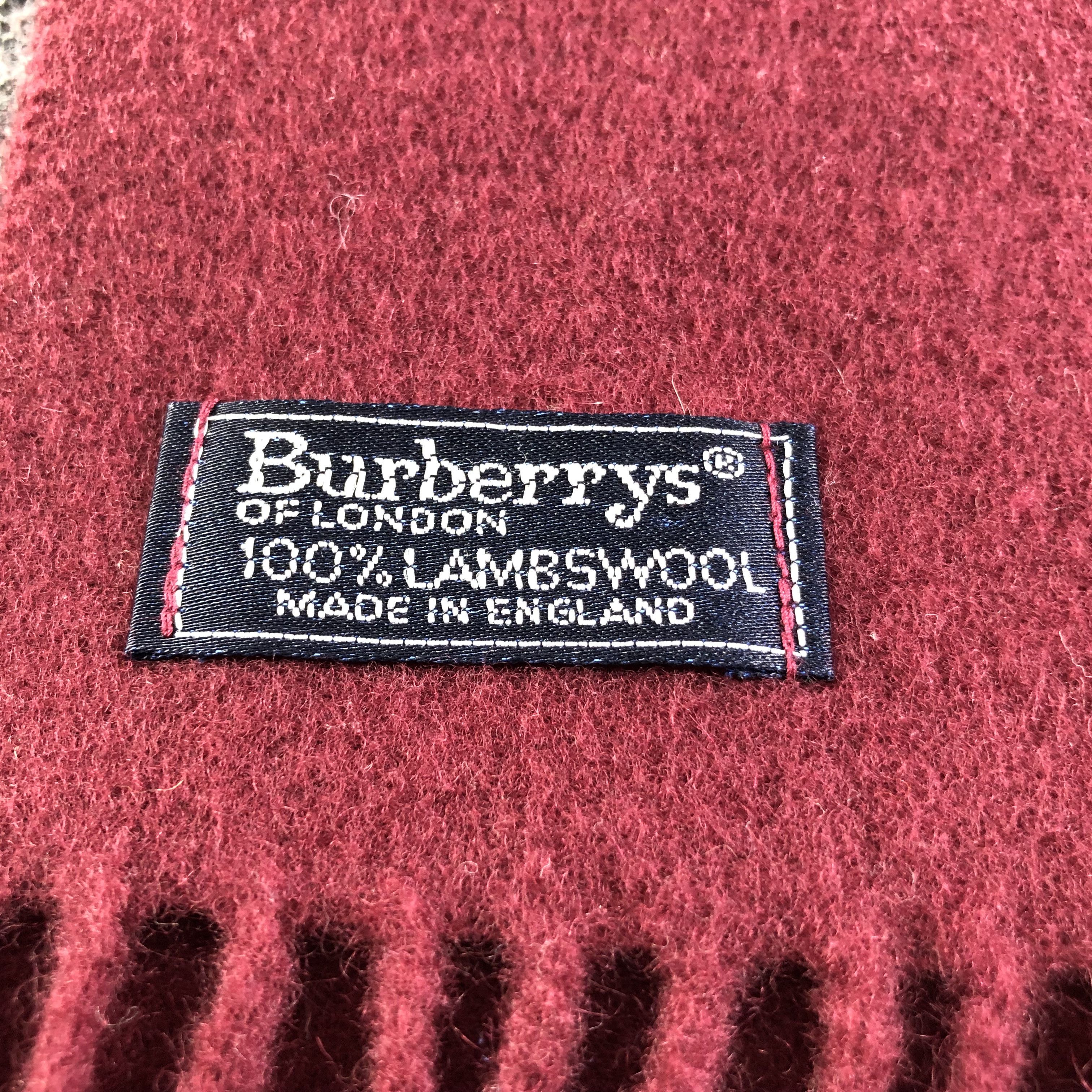 Burberry Burberrys Cashmere Scarf Muffler Neckwear V2085 Size ONE SIZE - 6 Thumbnail