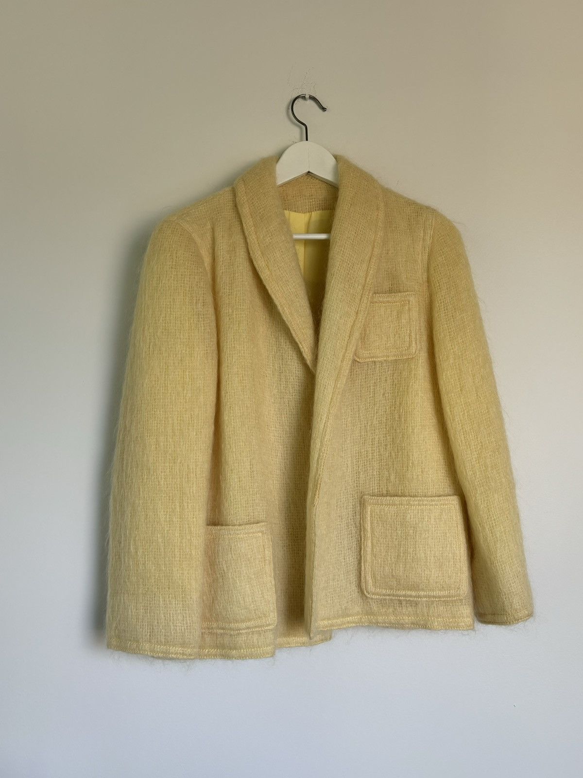 Vintage Vintage Mohair Jacket Blazer Bardolino England Loose Knit Size S / US 4 / IT 40 - 1 Thumbnail