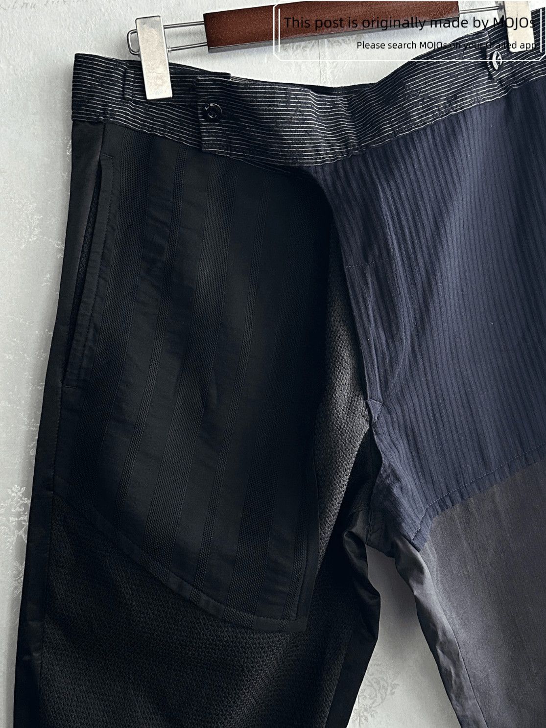 Ann Demeulemeester Sz L Ann Demeulemeester Joint Material Pants Size US 34 / EU 50 - 3 Thumbnail
