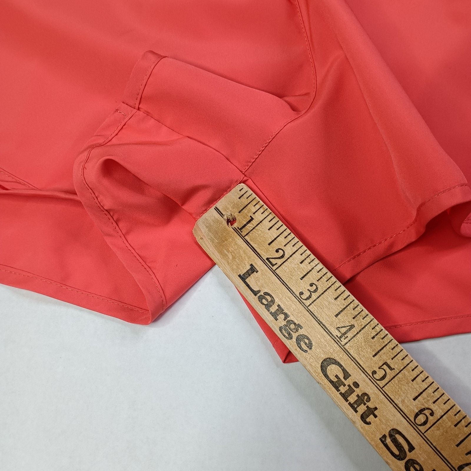 Nike Nike Dri-FIT Running Shorts Women's 2XL Coral/Peach 3 Inseam Size 40" / US 18 - 2 Thumbnail