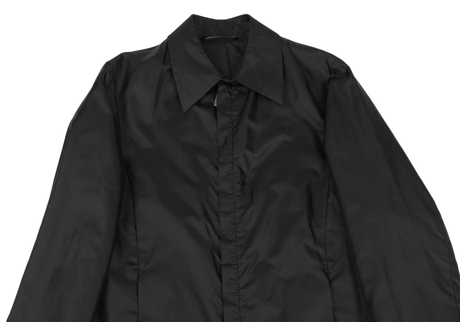 Jean Paul Gaultier Coated Nylon Zip Coat in Black Size 46 Size US S / EU 44-46 / 1 - 2 Thumbnail