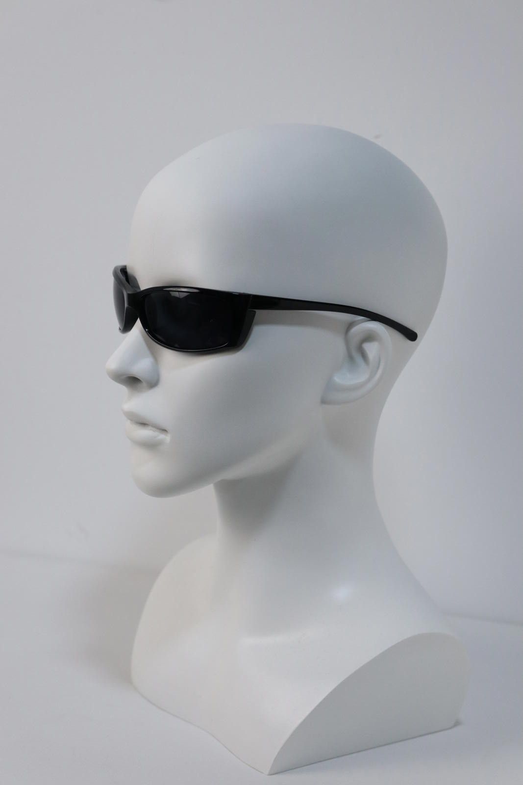 Other Y2k Avant Garde Futuristic Black Sunglasses Unisex OS Size ONE SIZE - 3 Thumbnail