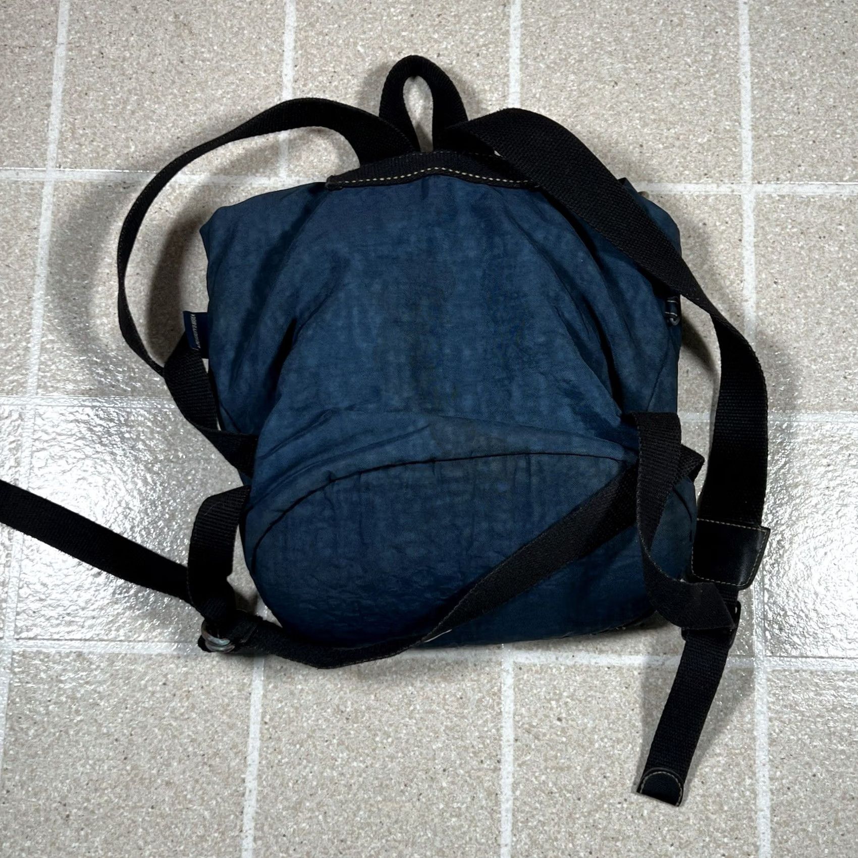 Vintage VINTAGE Kipling Backpack Drawstring Nylon Blue Women Size ONE SIZE - 5 Thumbnail