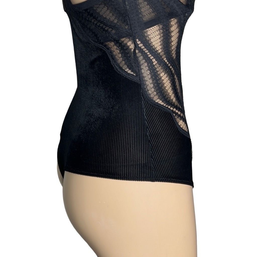 Wolford NWT Wolford Esmeralda String Body Black 10 D-cup Size L / US 10 / IT 46 - 10 Thumbnail