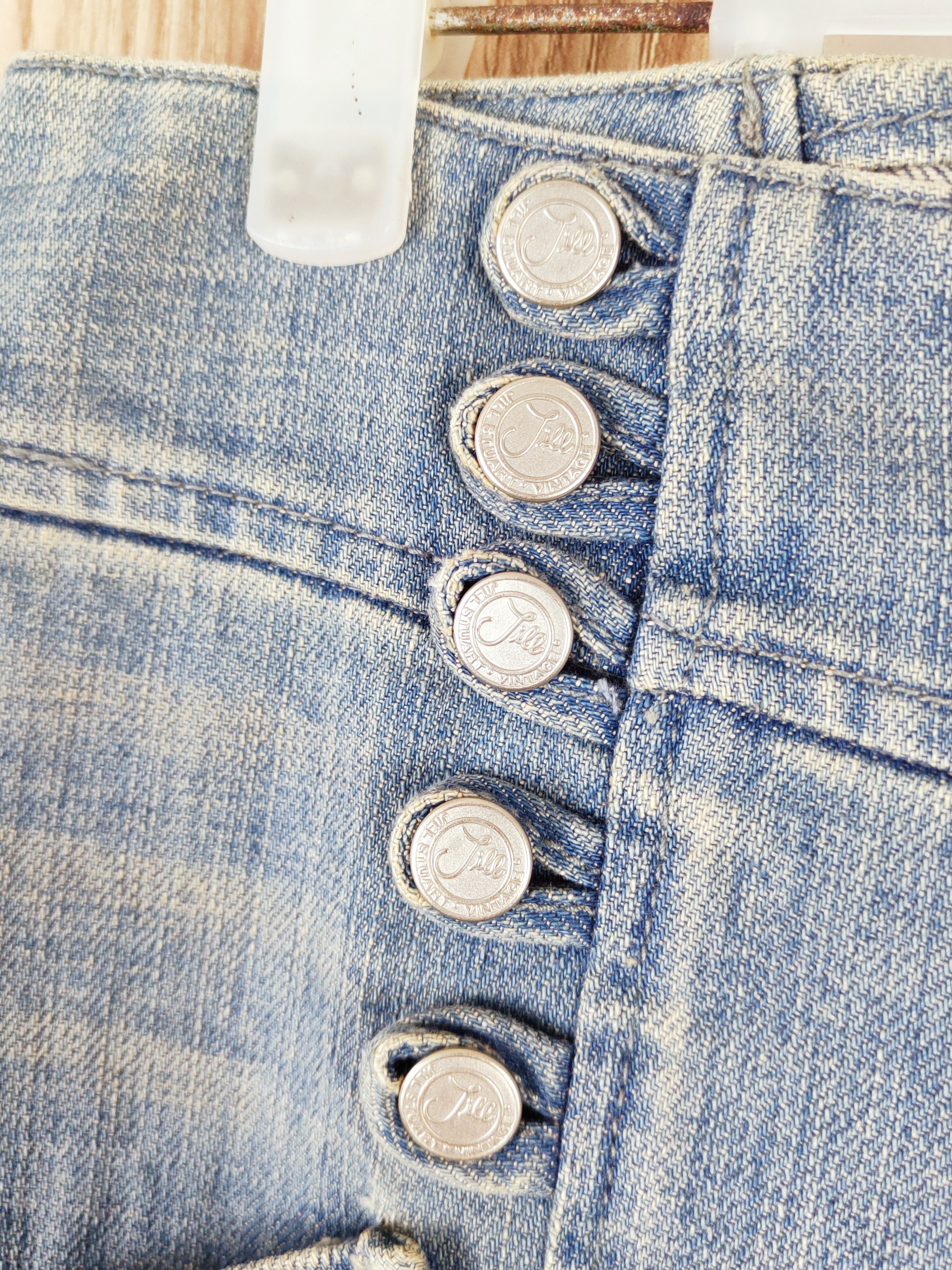 Jil Stuart Jill Stuart Blue Faded Distressed Ripped Jeans #W192 Size 27" / US 4 / IT 40 - 3 Thumbnail