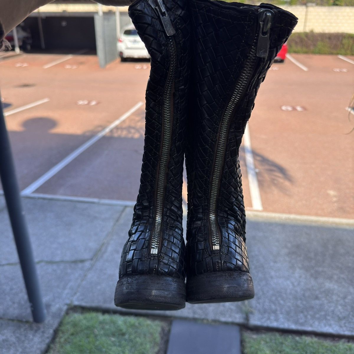 Guidi Rare, brand-new Guidi Archive 989 woven long boots, size 42 Size US 9 / EU 42 - 15 Thumbnail