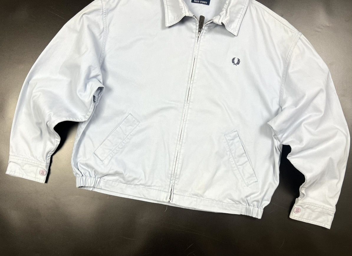 Fred Perry × Vintage Vintage Fred Perry Blue y2k Zip Overshirt Jacket Size M Size US M / EU 48-50 / 2 - 9 Thumbnail