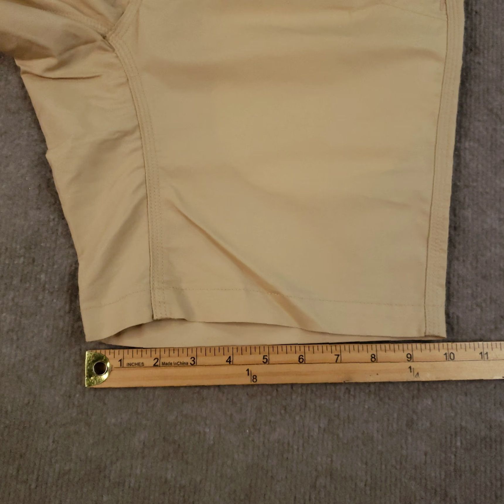 Mountain Khakis VINTAGE Mountain Khakis Shorts Mens 30 Beige Stretch Poplin Slim Fit 8" Inseam W82 Size US 30 / EU 46 - 3 Thumbnail