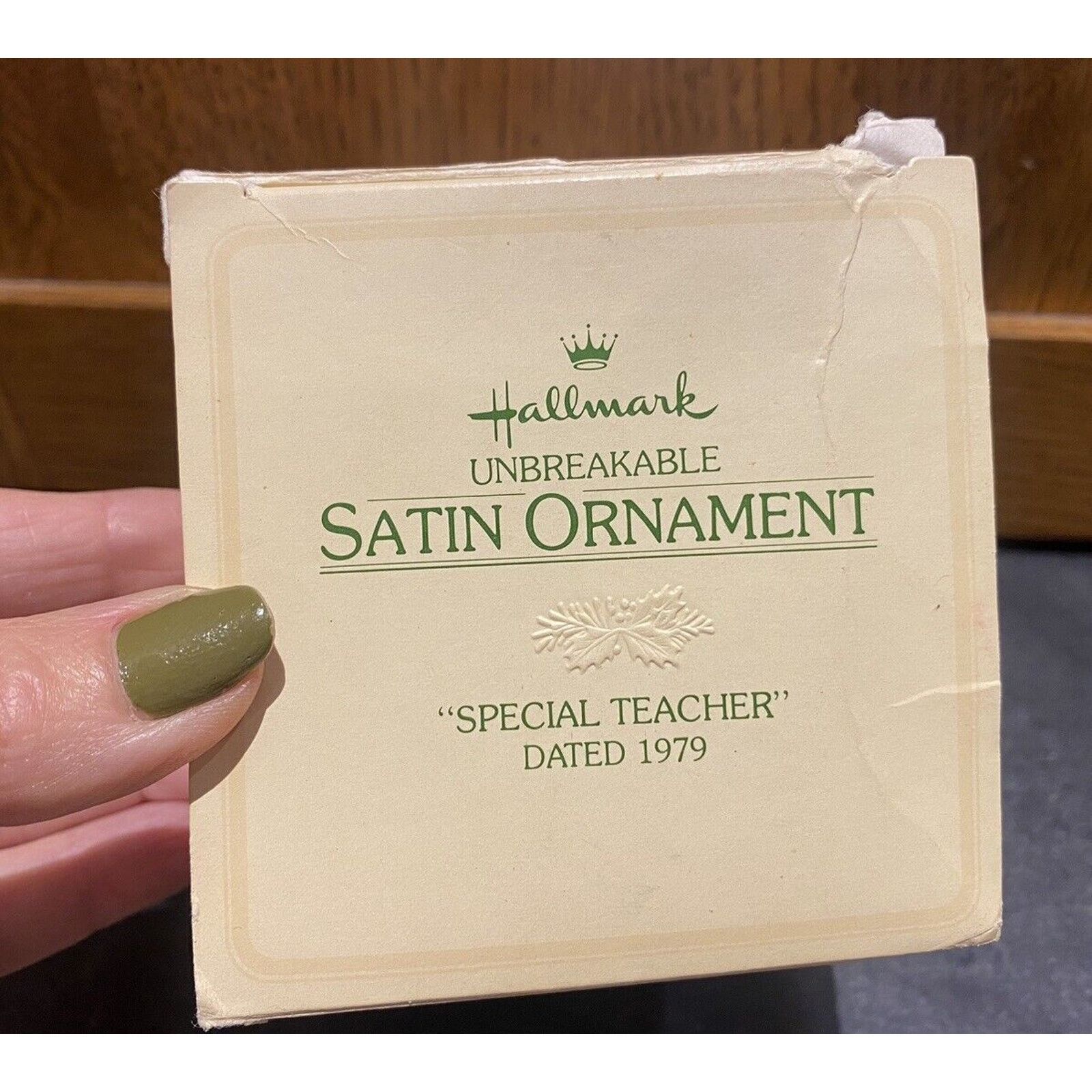 Other 1979 Hallmark Special Teacher Satin Ornament Size ONE SIZE - 6 Thumbnail