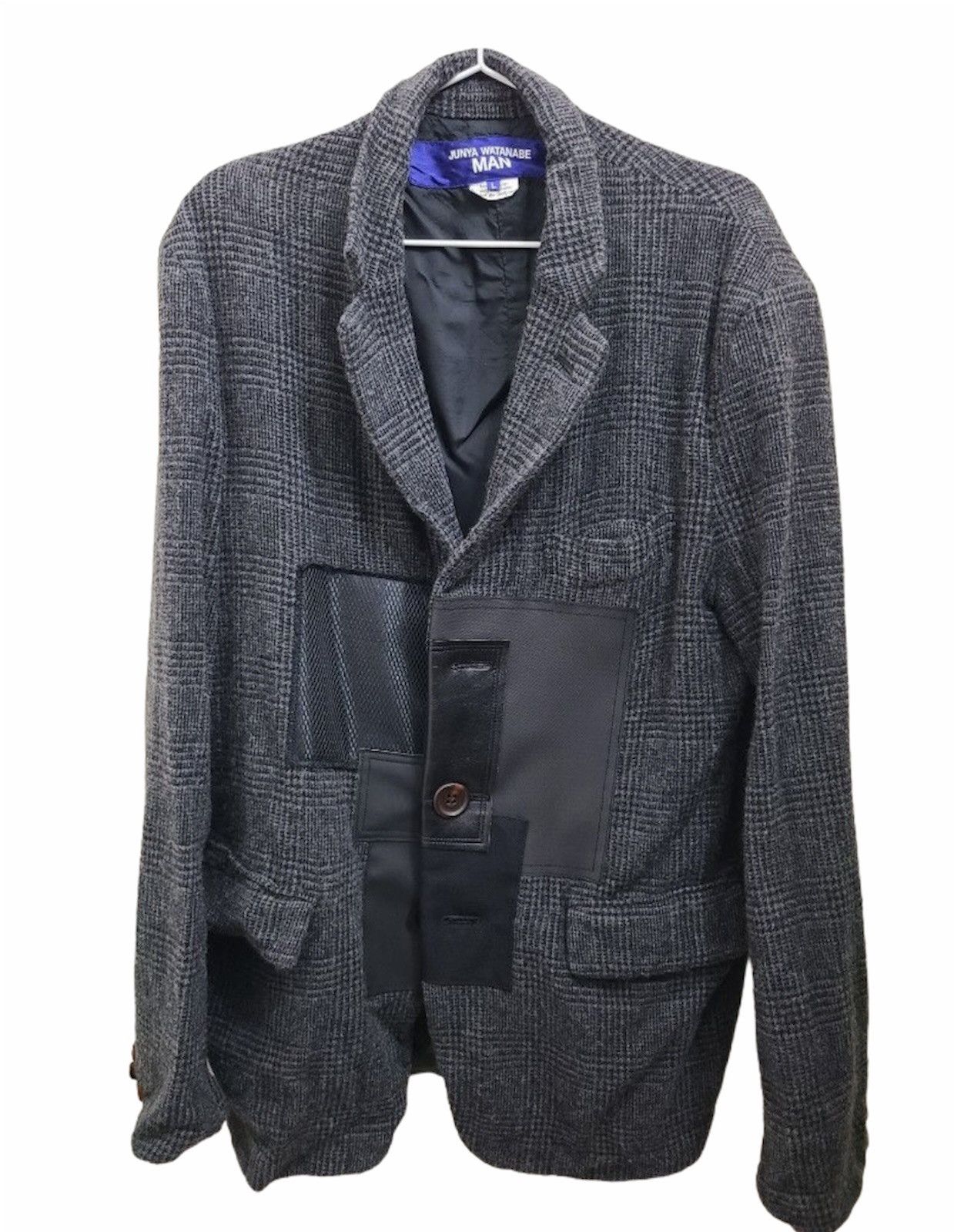 Comme des Garcons × Junya Watanabe comme des garçons Junya patchwork Blazar runway Size 48R - 3 Thumbnail