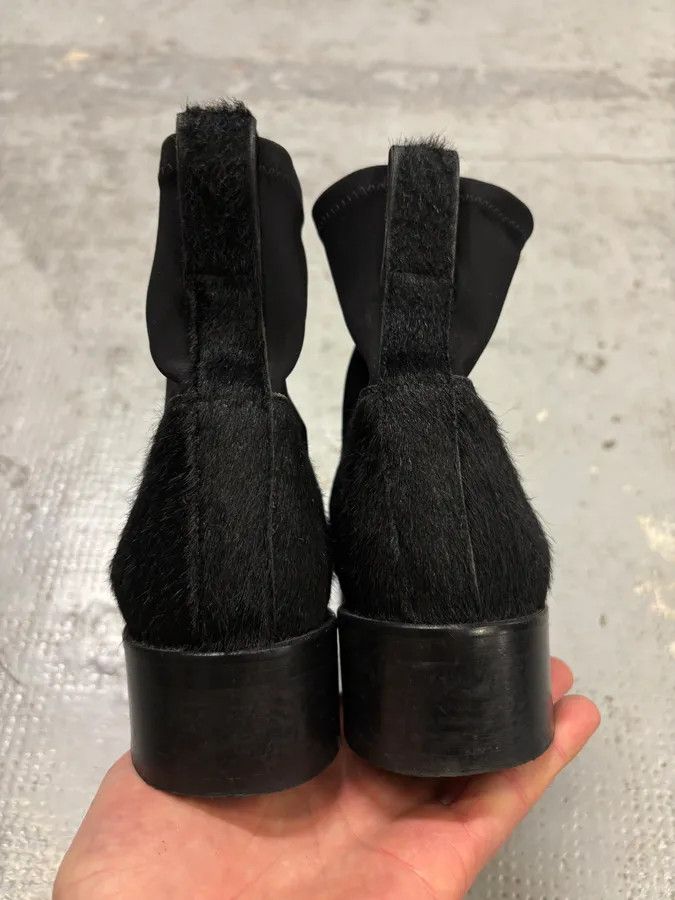 Acne Studios Acne Studios Black Calf Hair Leather Chelsea Boots Size US 6 / IT 36 - 6 Thumbnail