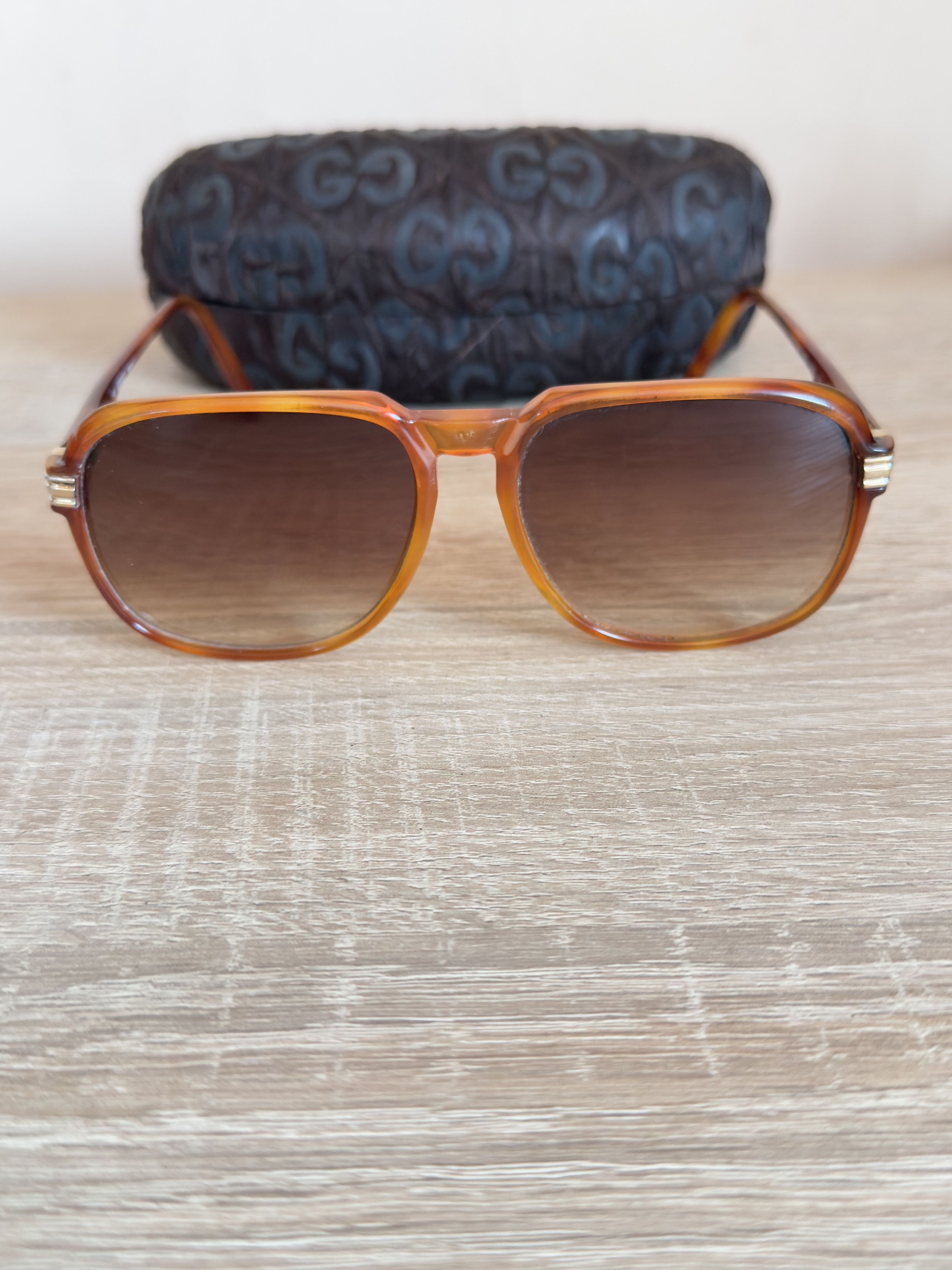 Gucci × Vintage *RARE* Vintage GG 1178/S Black Gucci-Tom Ford Era