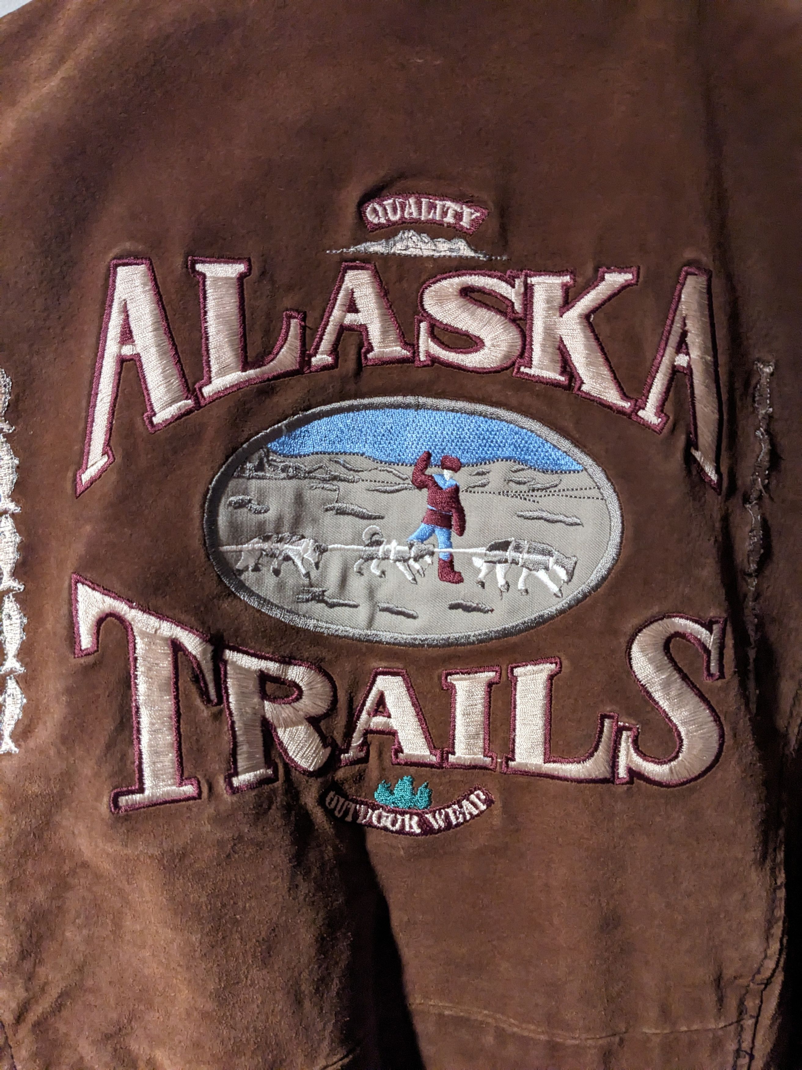 Vintage Vintage 90s Alaska Trails Outdoor Wear Small Leather Jacket Size US S / EU 44-46 / 1 - 2 Thumbnail
