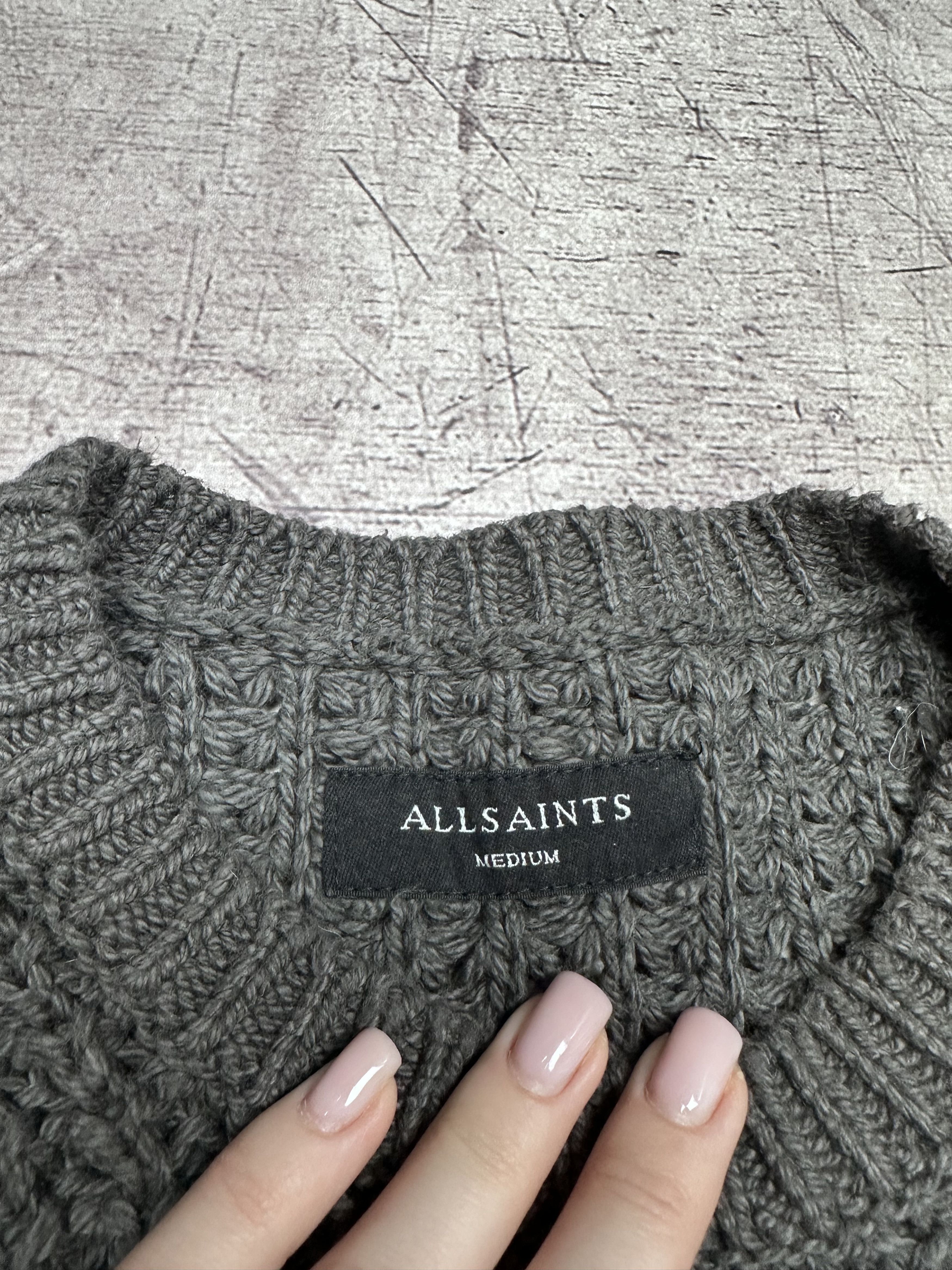 Allsaints Allsaints Mens Ren Crew Neck Knit Sweater Size US M / EU 48-50 / 2 - 3 Thumbnail